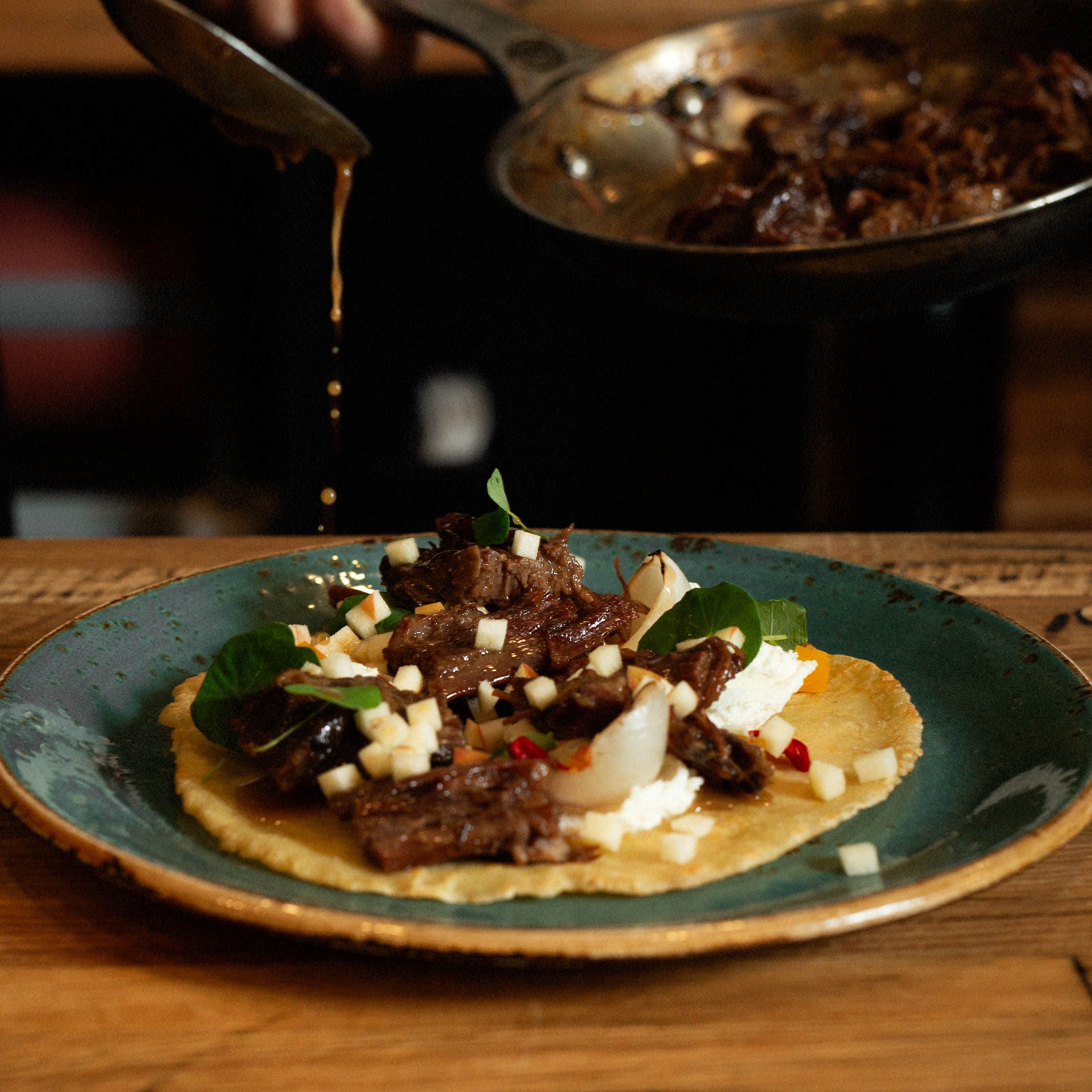 Rge Rd Recipe: Braised Bison Pannekoek