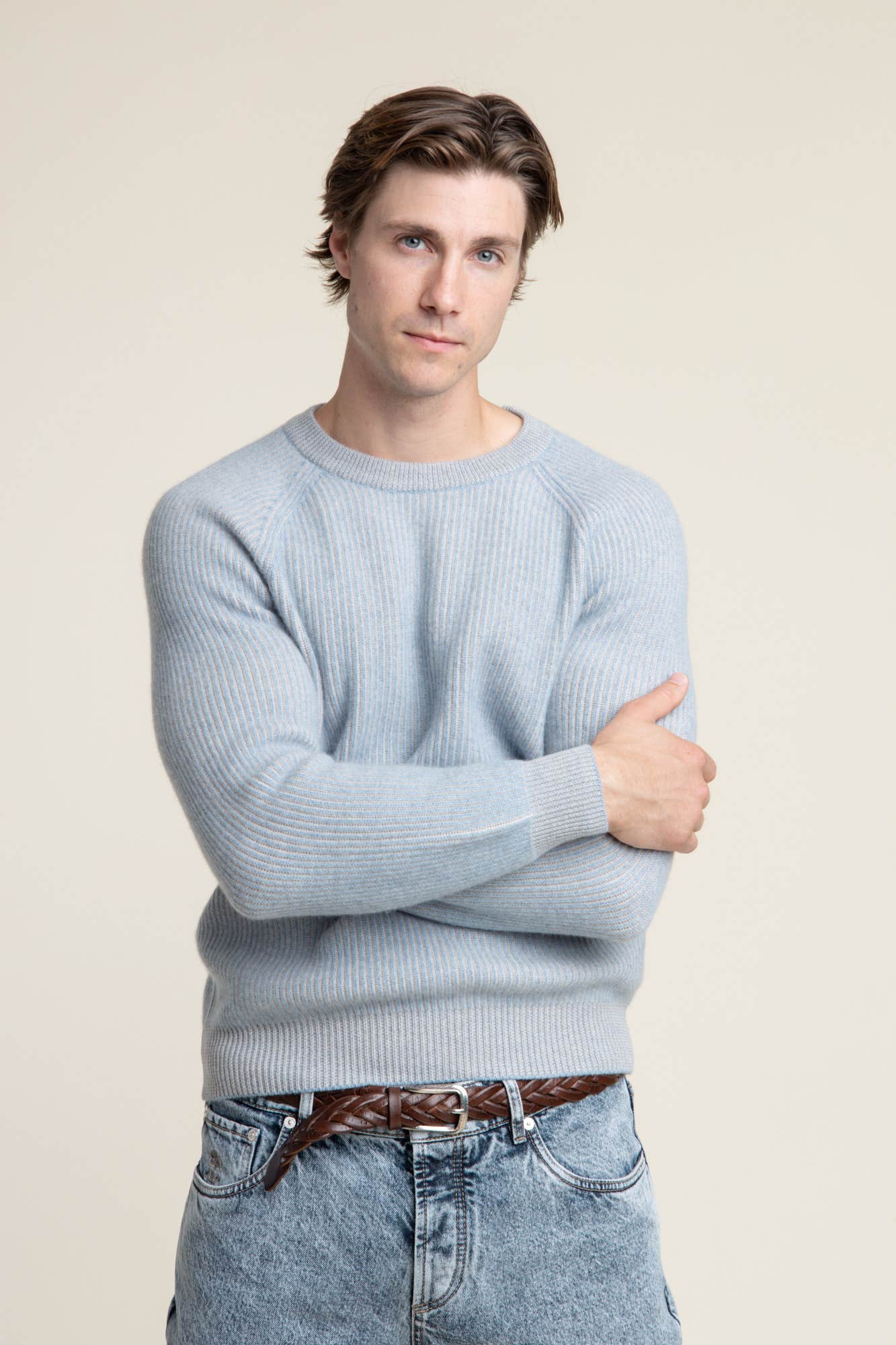 Cashmere Vanise English Rib Sweater