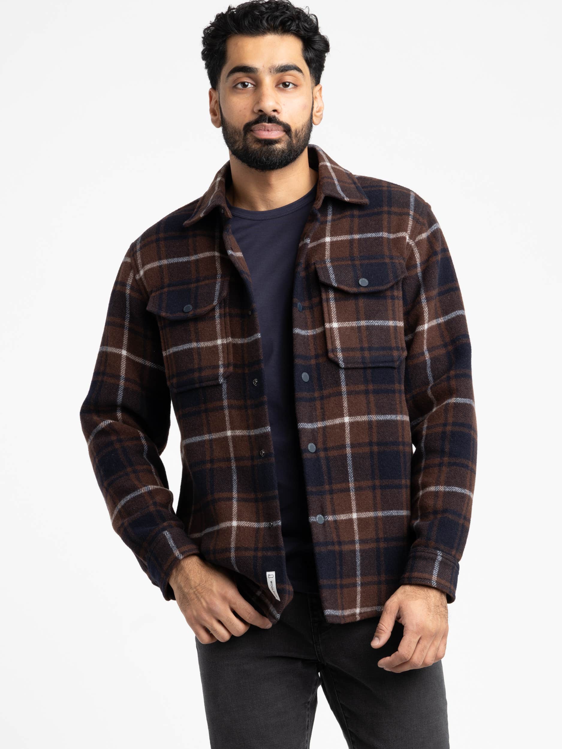 Brown Alaskan Bonded Overshirt