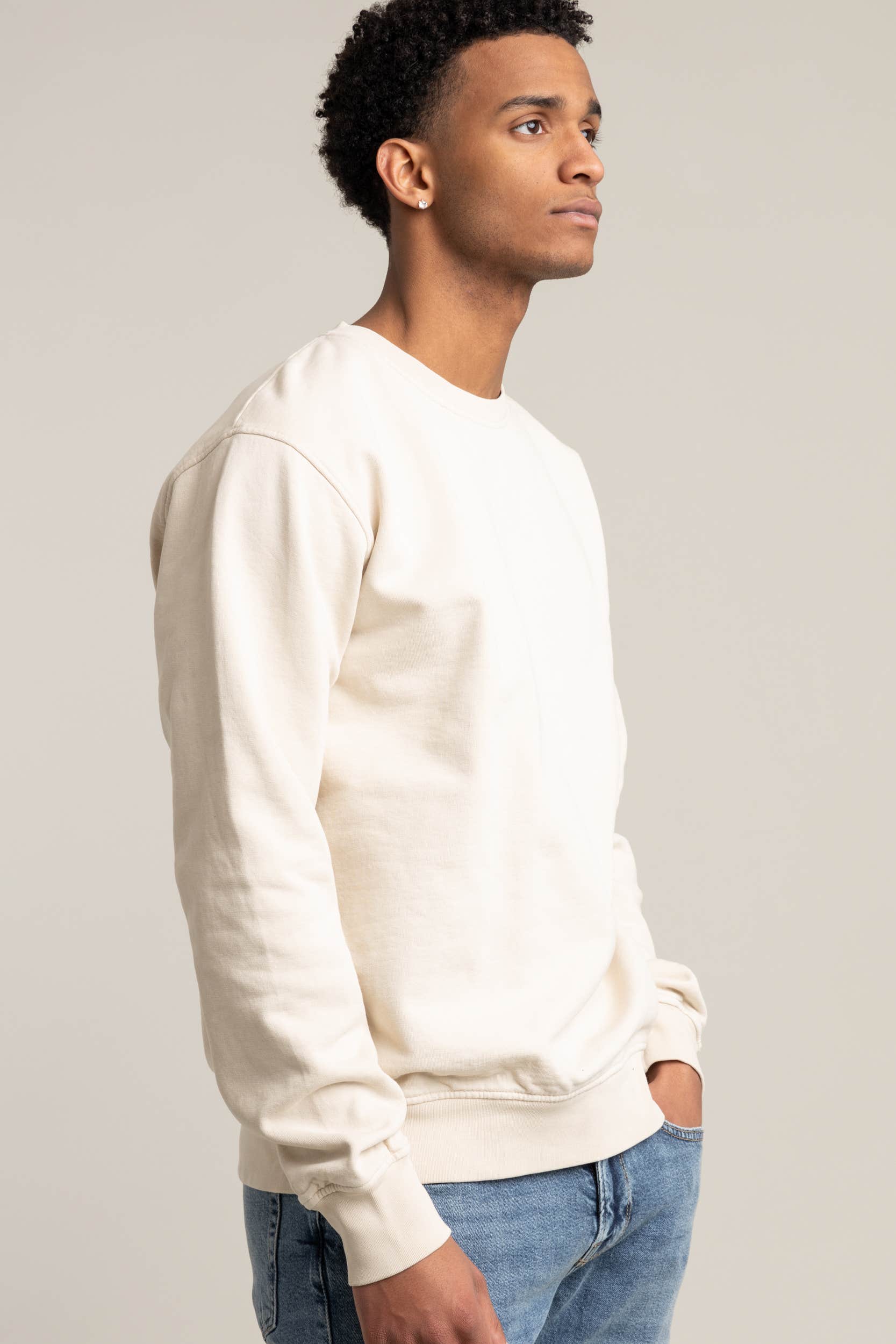 Classic Organic Crew - Ivory White