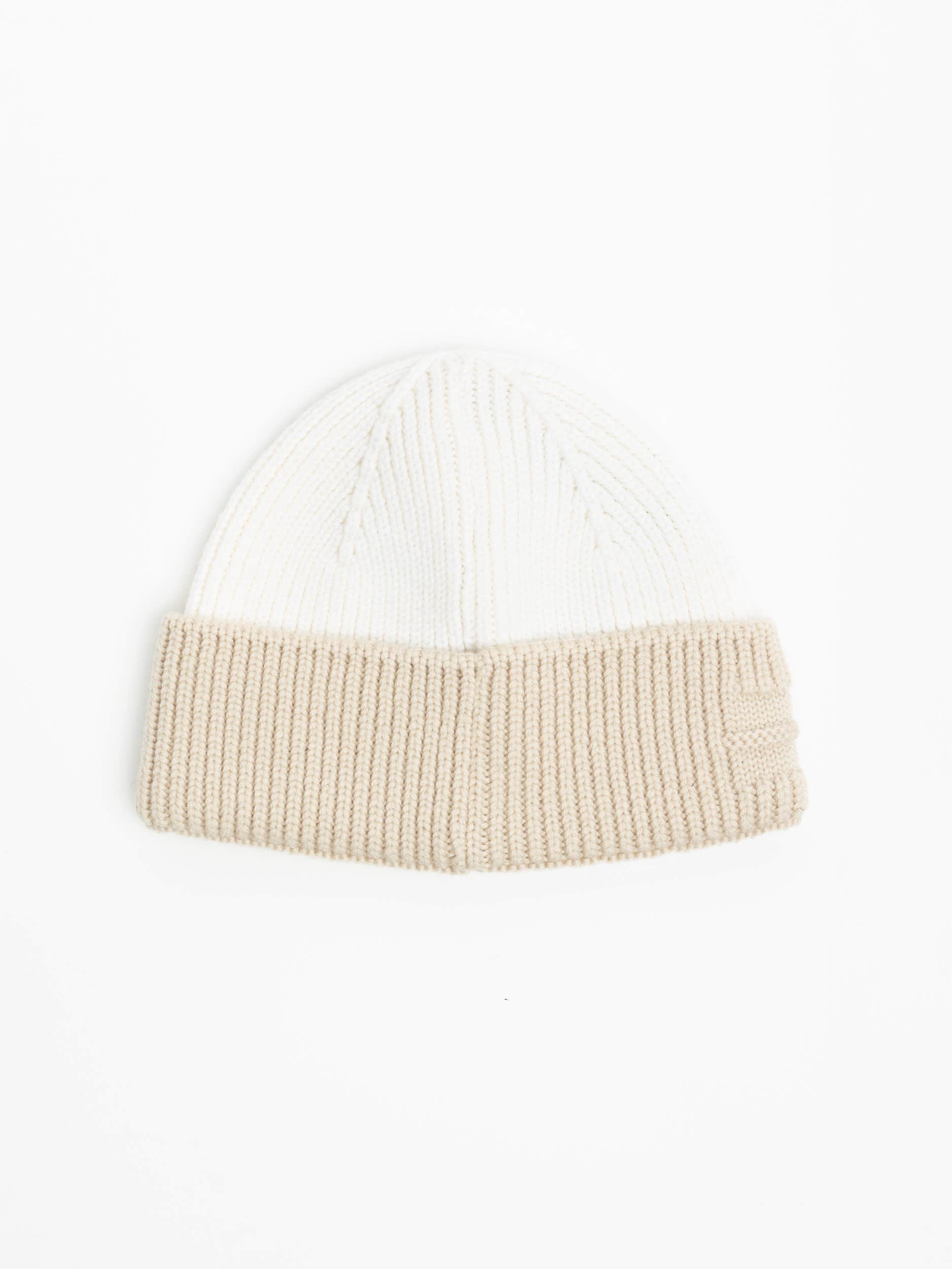 White Wool Beanie
