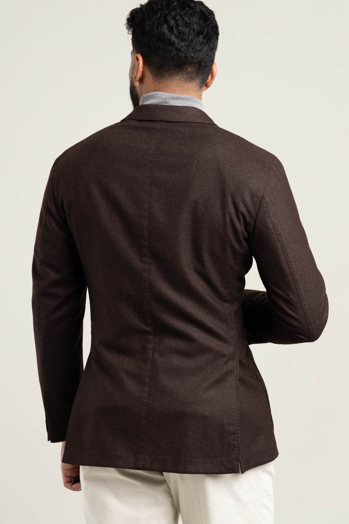 Dark Brown Wool K-Jacket