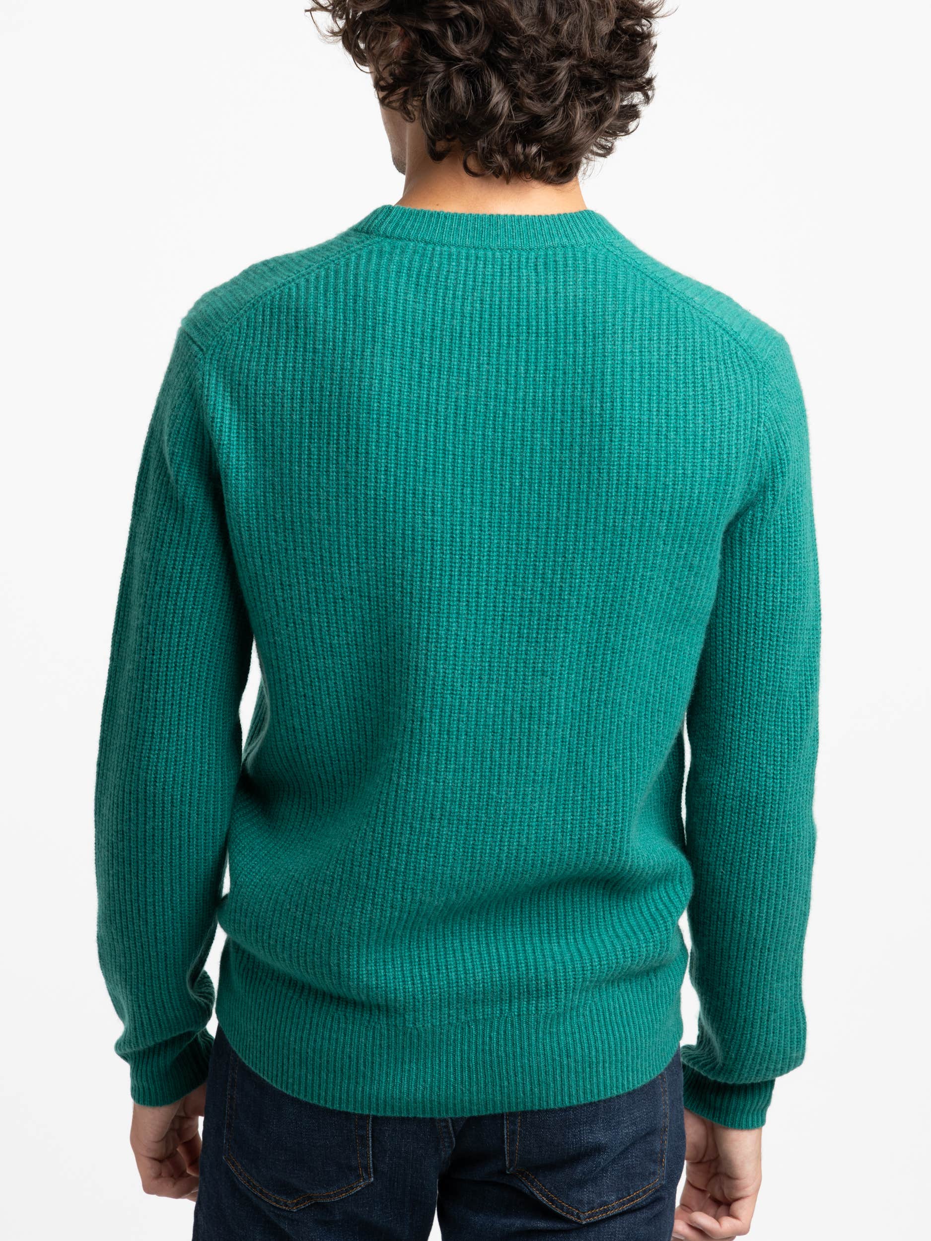 Jordan Ribbed Brushed Cashmere Sweater