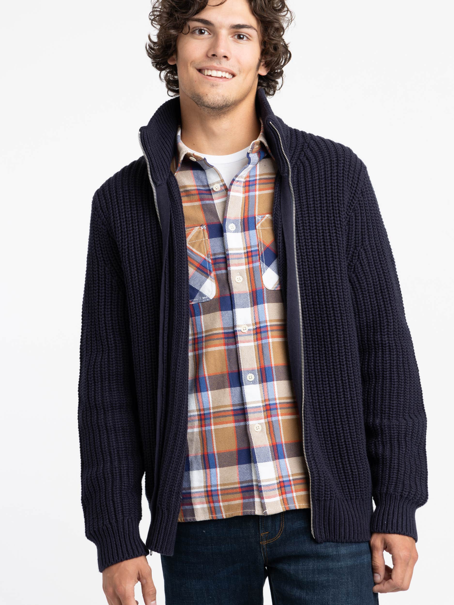 Wright Cardigan in Chunky Cotton