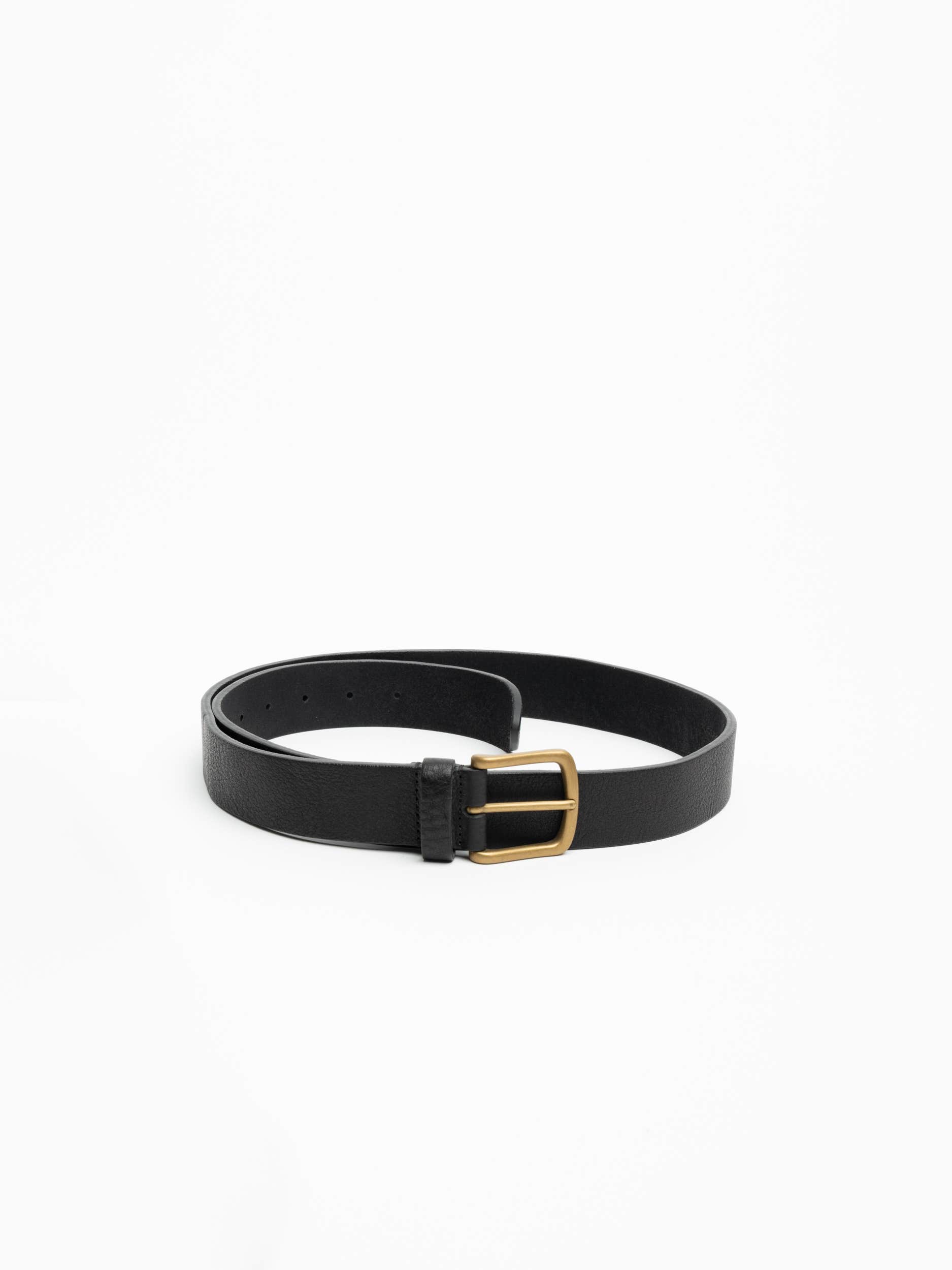 Black Leather Belt