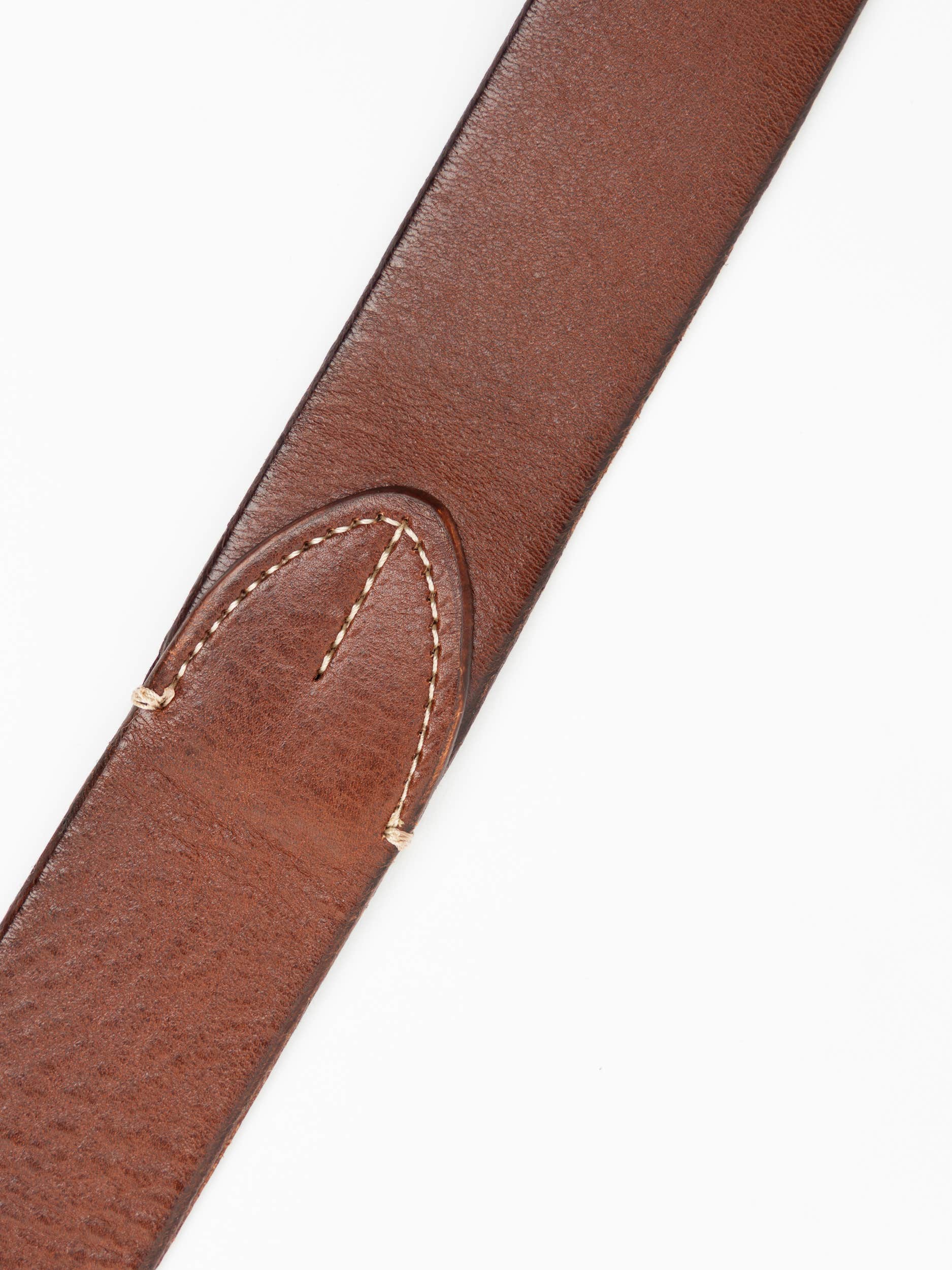 Brown Loop Leather Belt