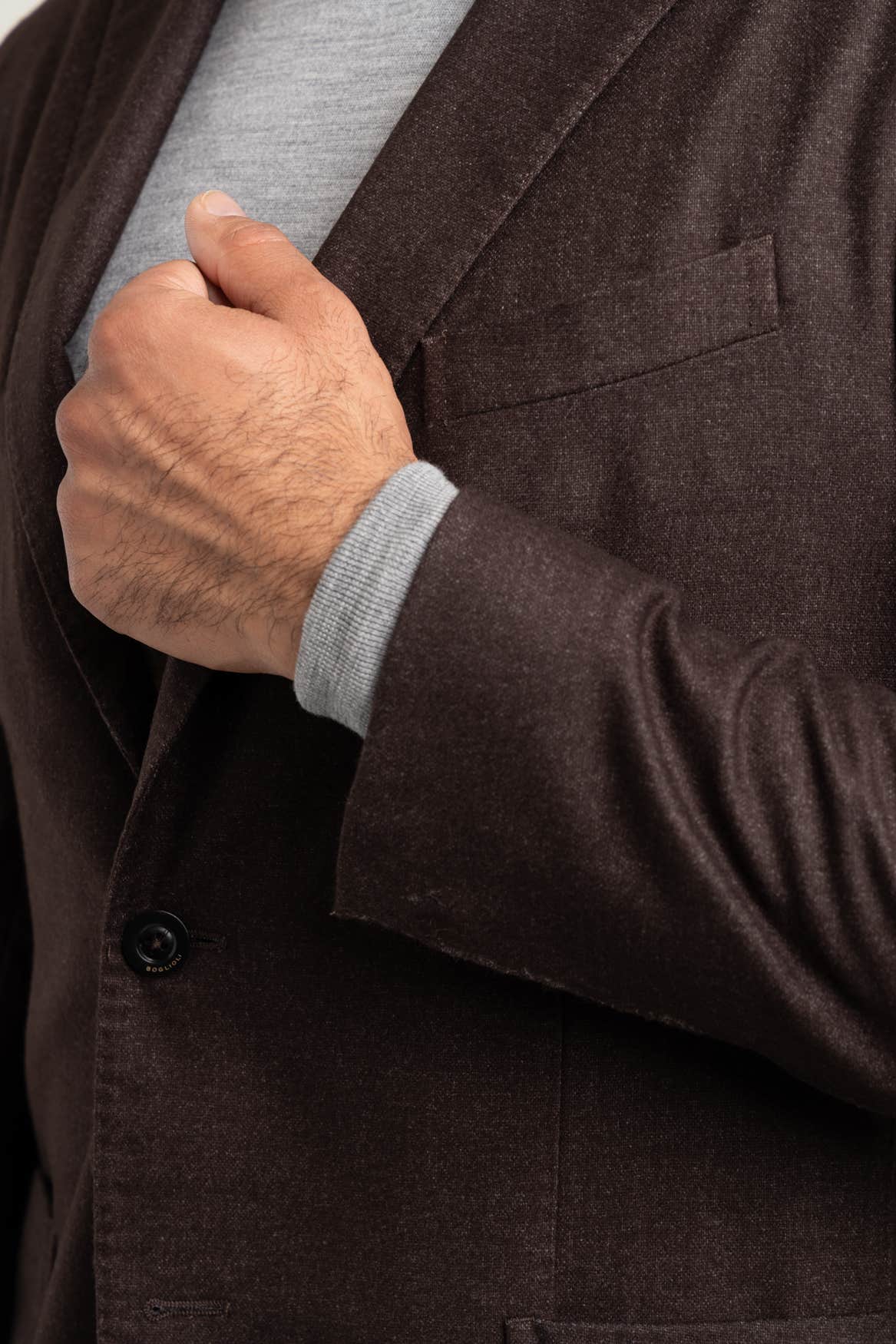 Dark Brown Wool K-Jacket