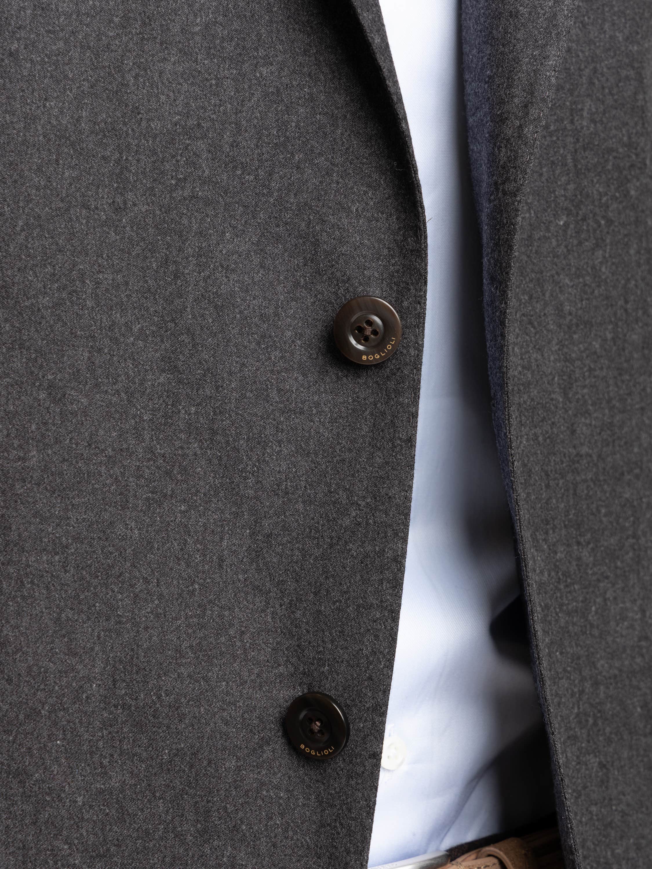 Grey Flannel Wool K Jacket