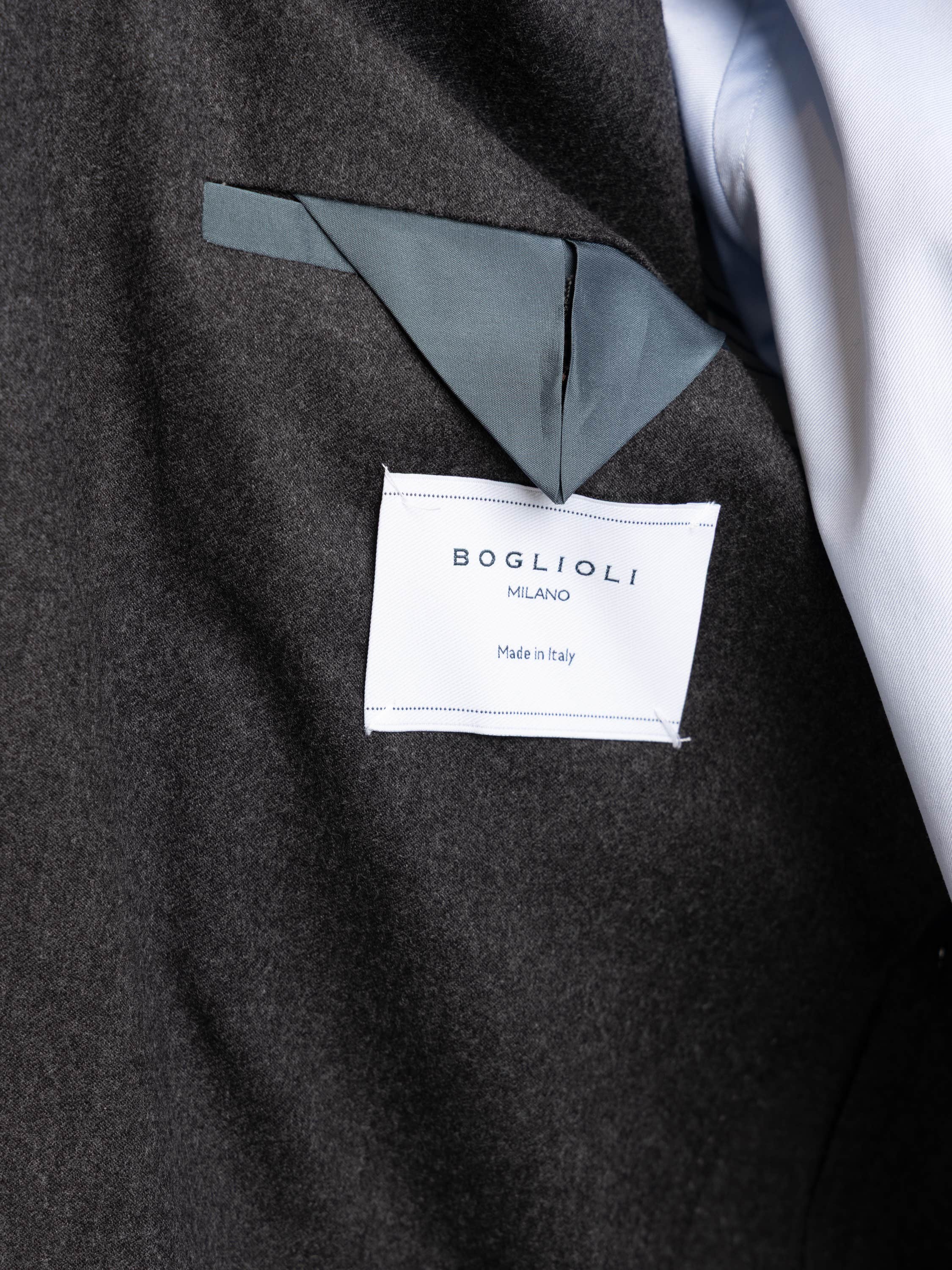 Grey Flannel Wool K Jacket