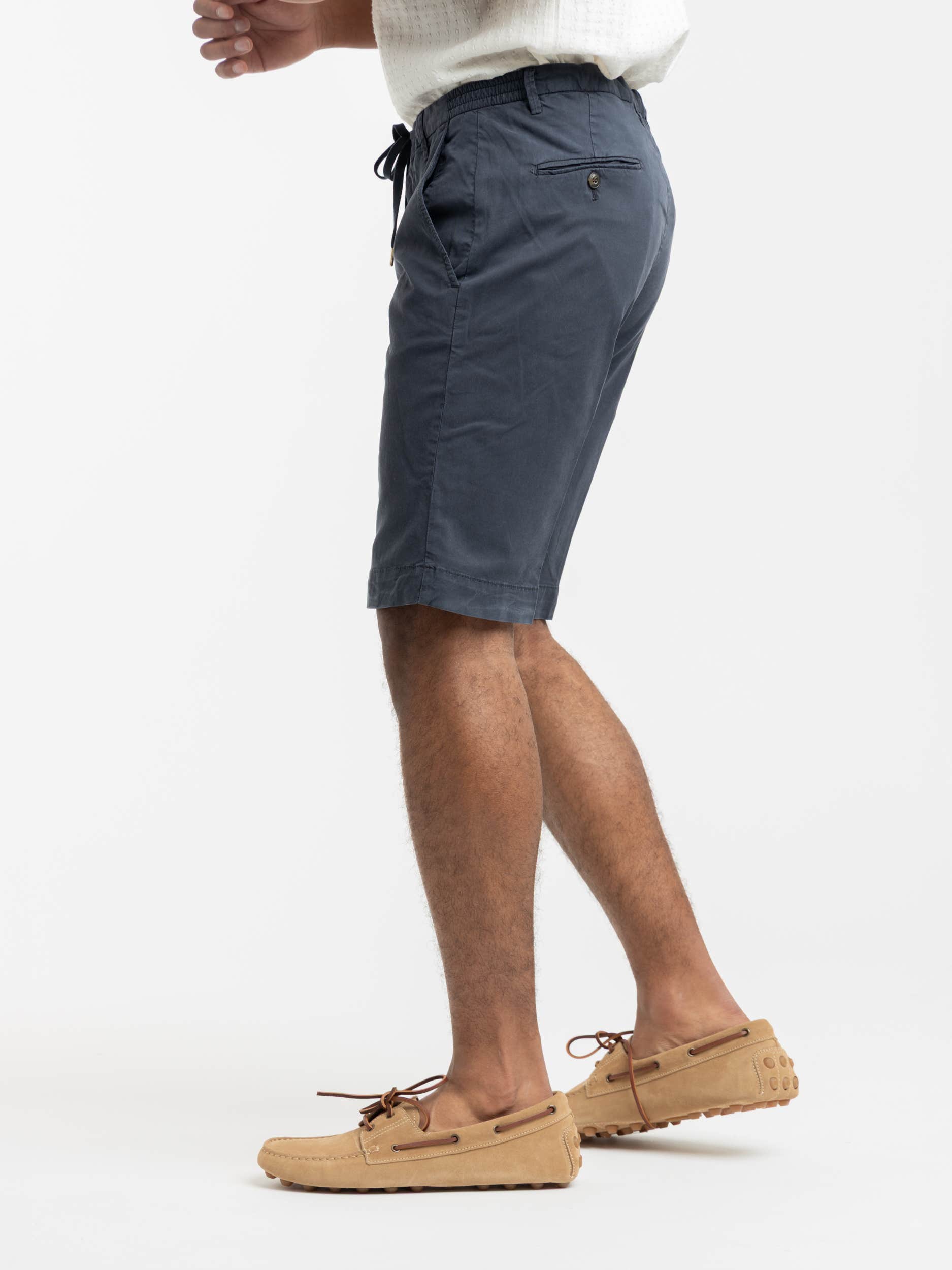 Navy Drawstring Shorts