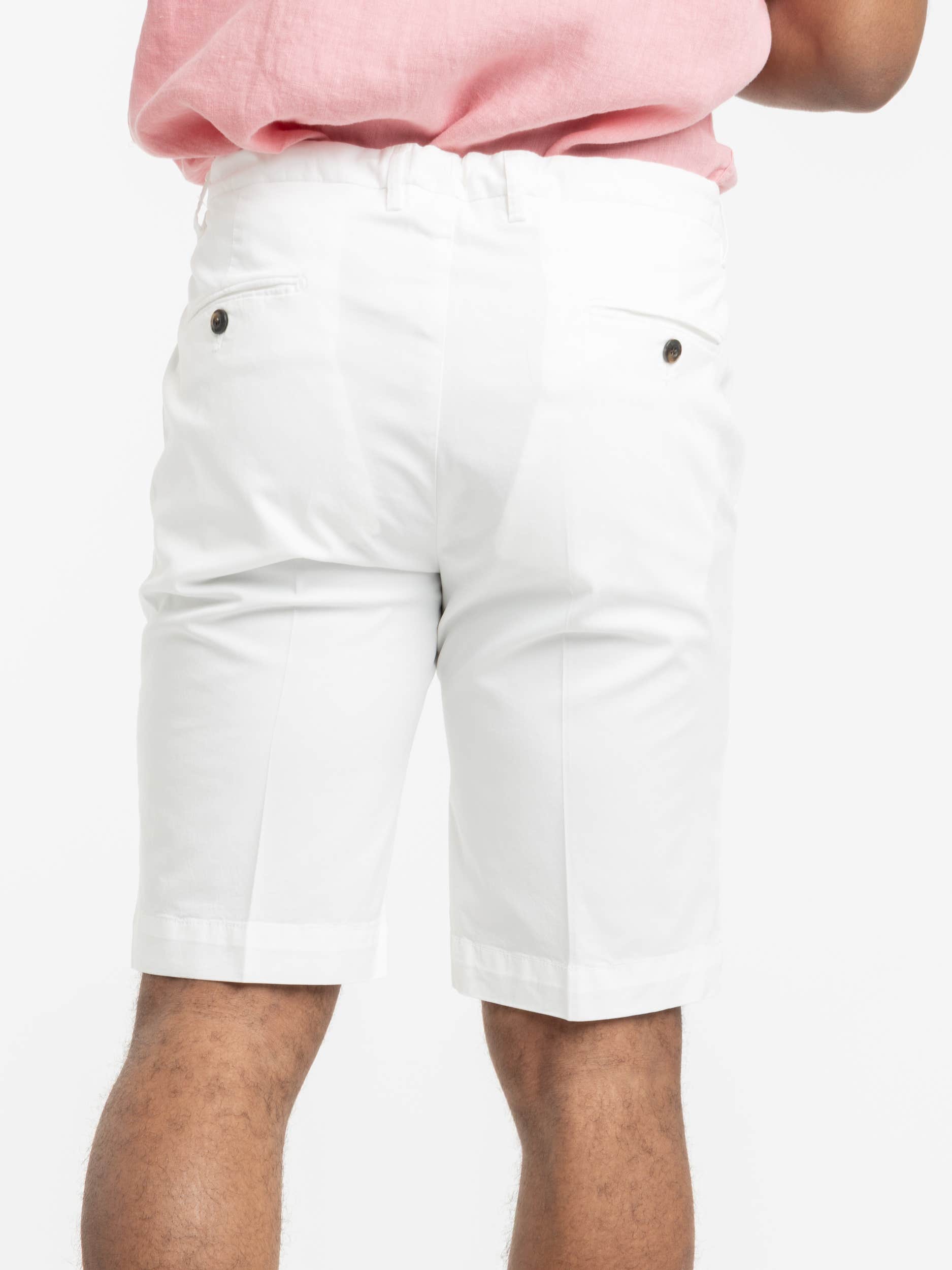 White Drawstring Shorts