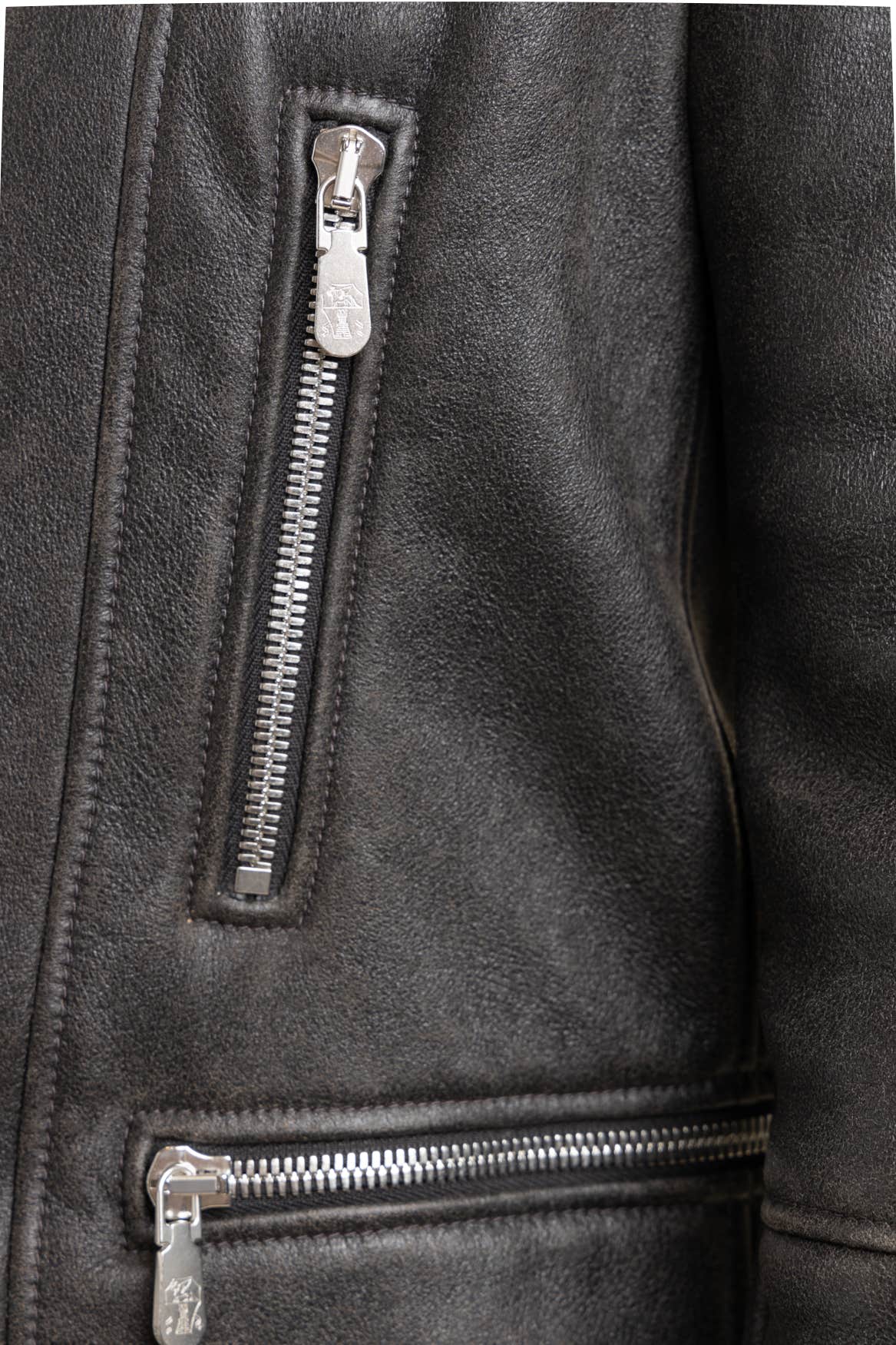 Black Shearling Moto Jacket