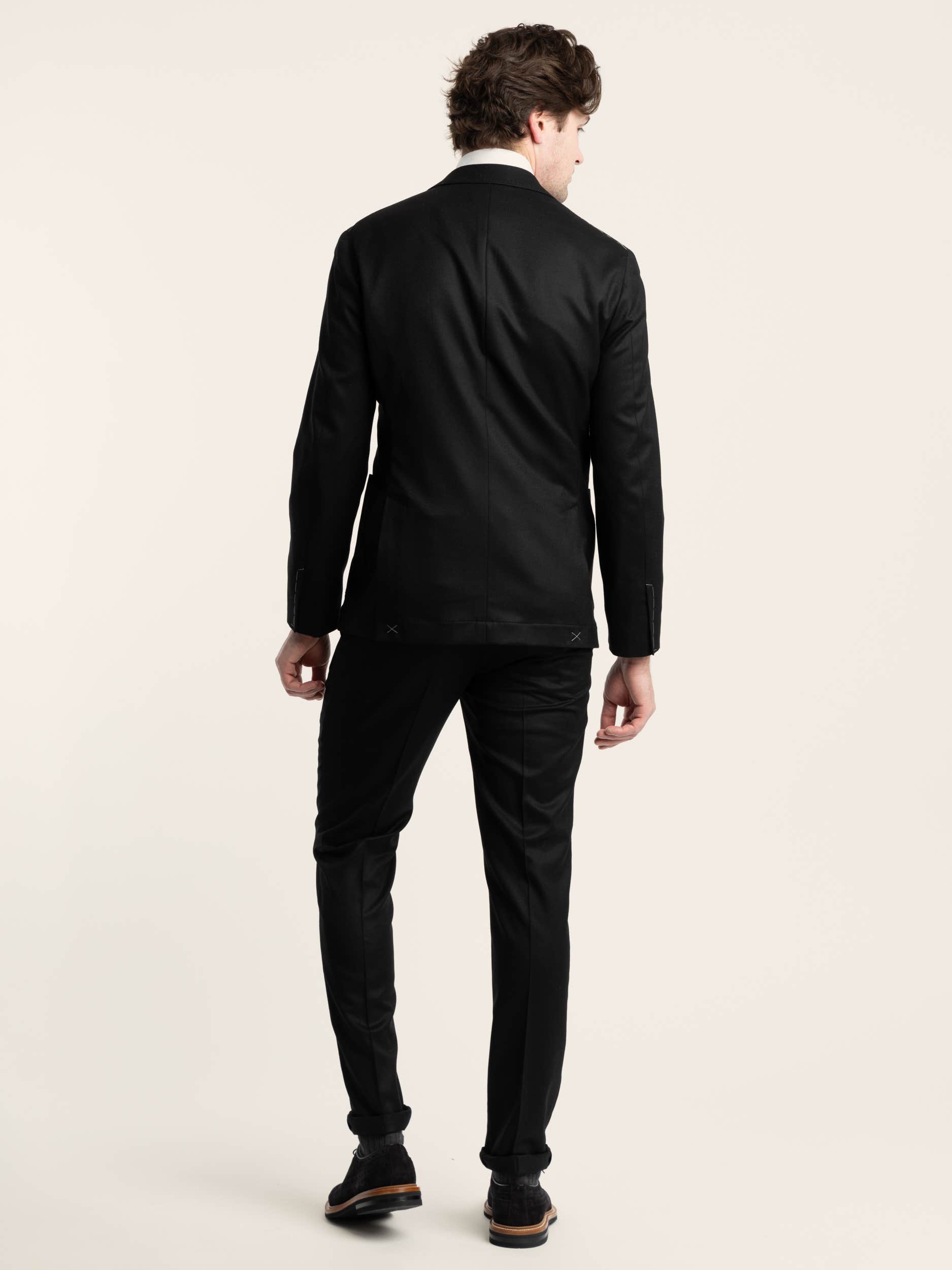 Black Wool Suit Jacket