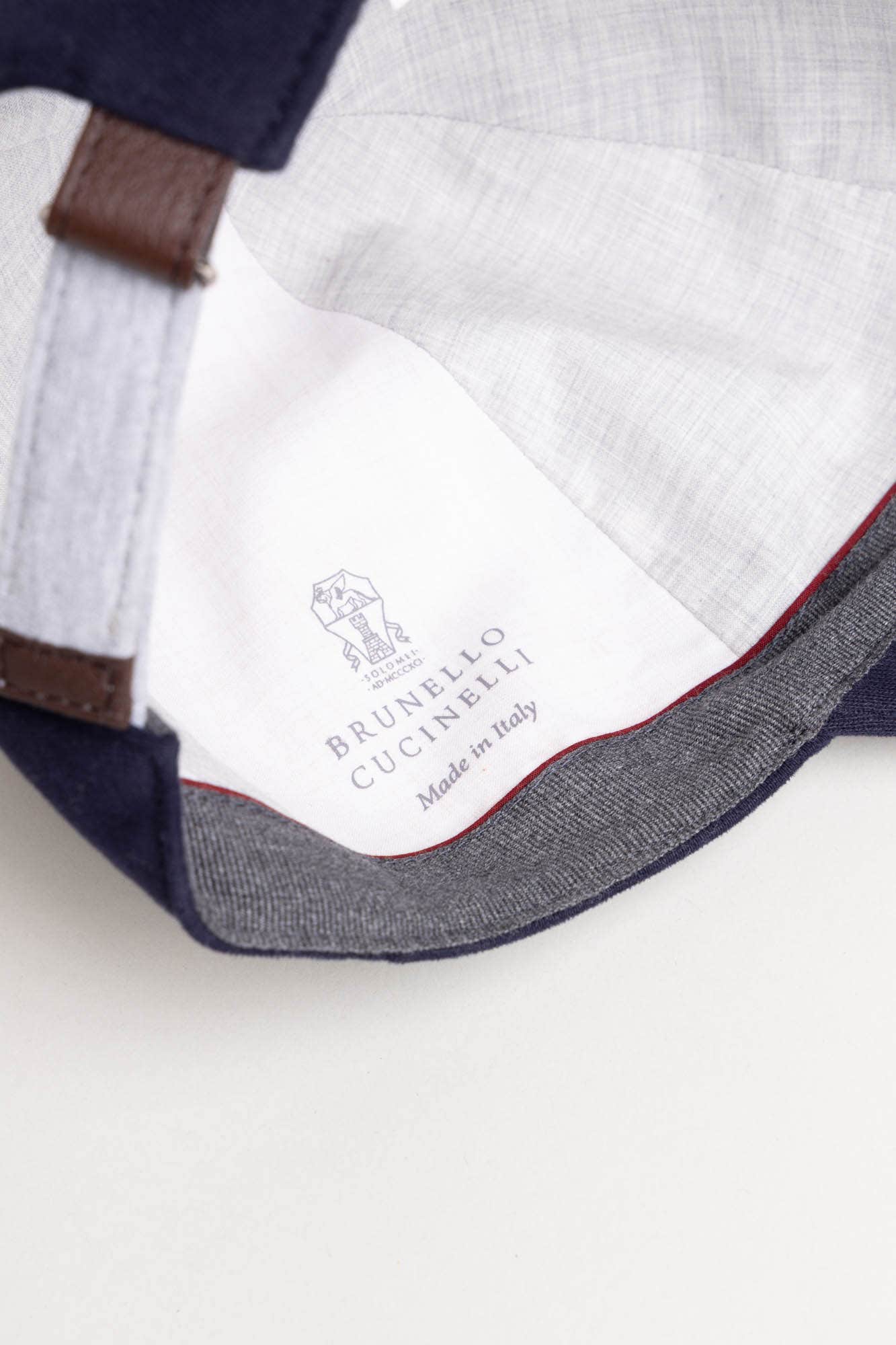 Navy Embroidered Cotton Baseball Cap