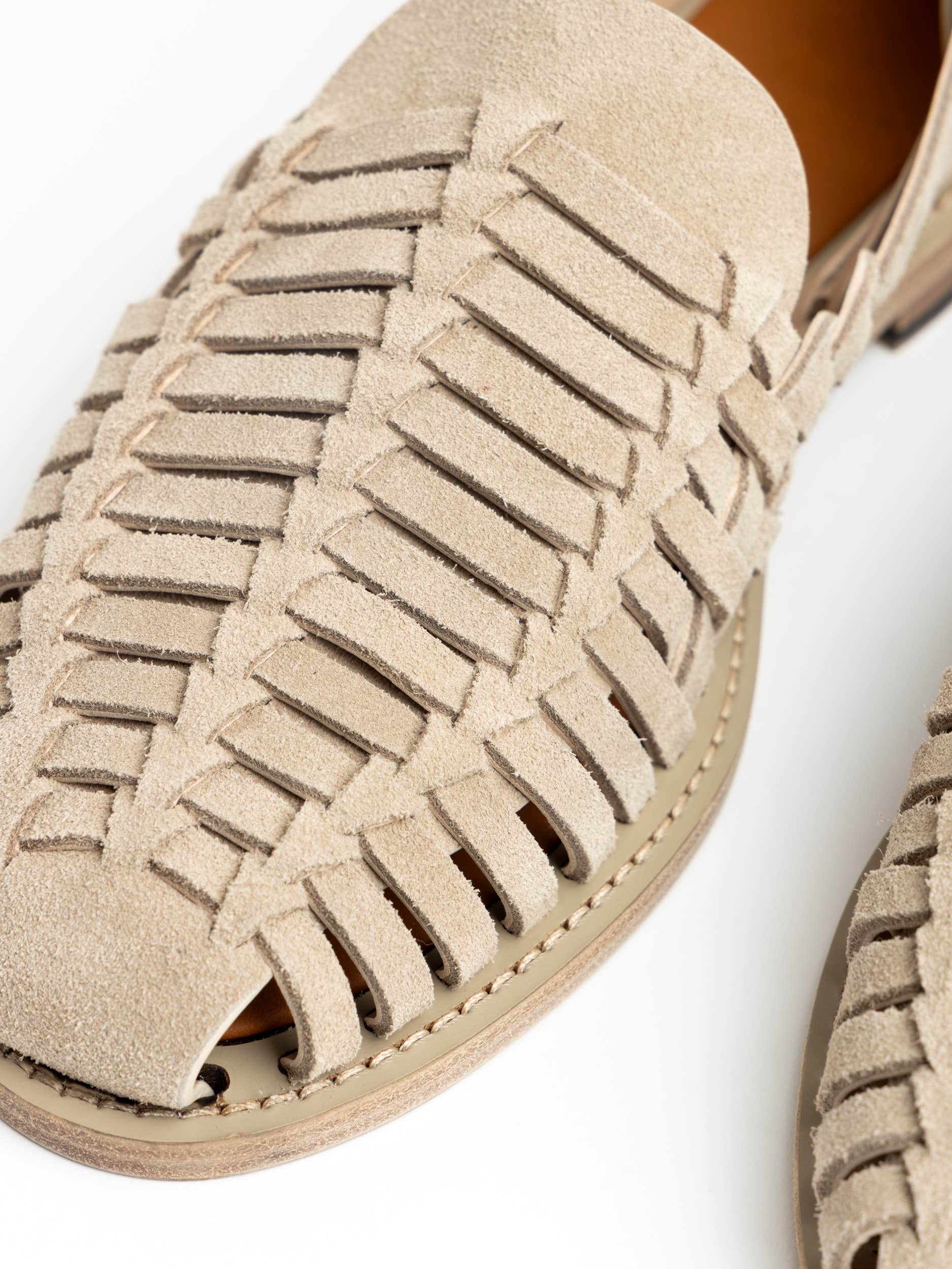 Woven Suede Sandal