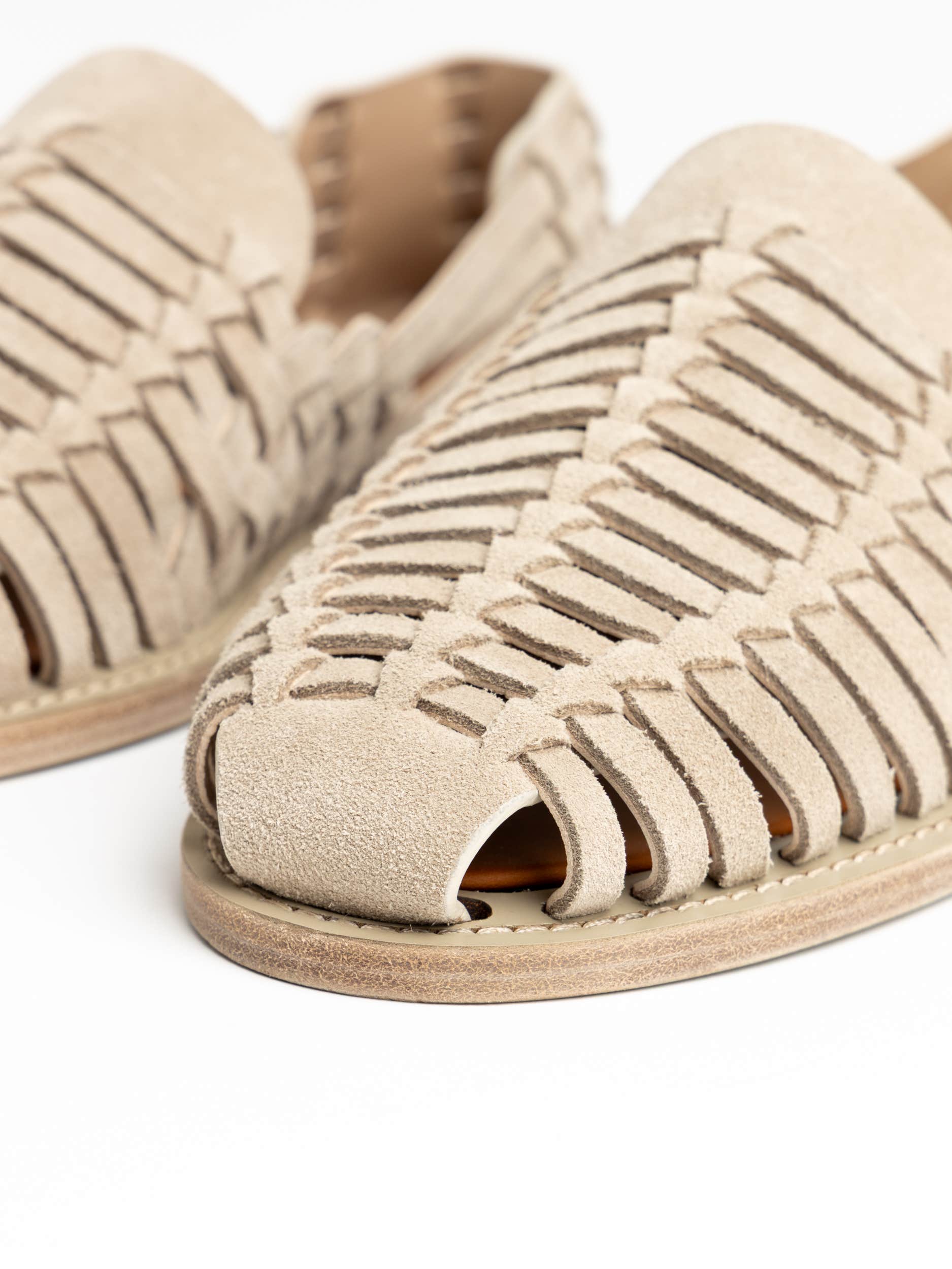 Woven Suede Sandal