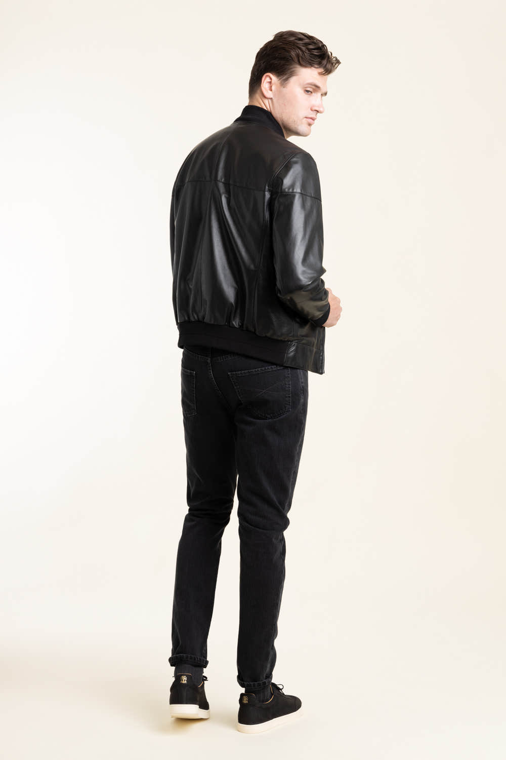 Calfskin Bomber Jacket