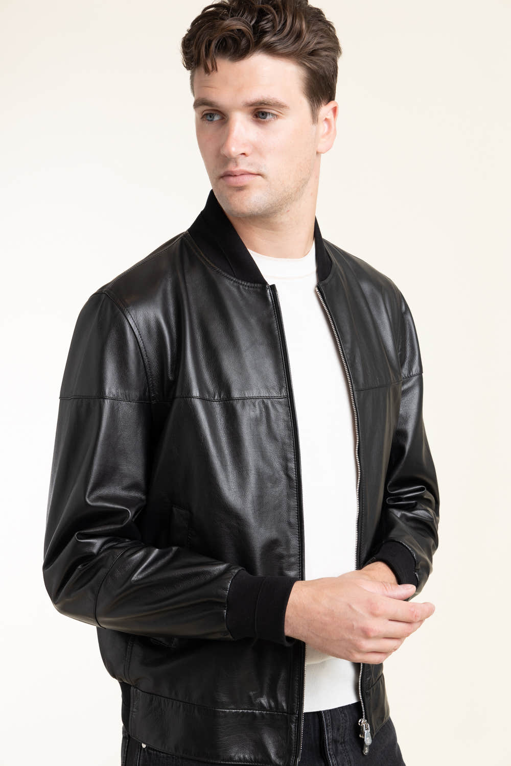 Calfskin Bomber Jacket