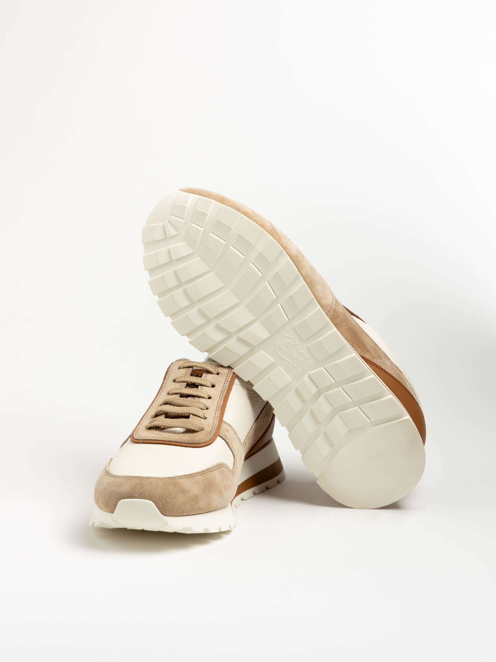 Hazelnut Grained Calfskin/Suede Runners
