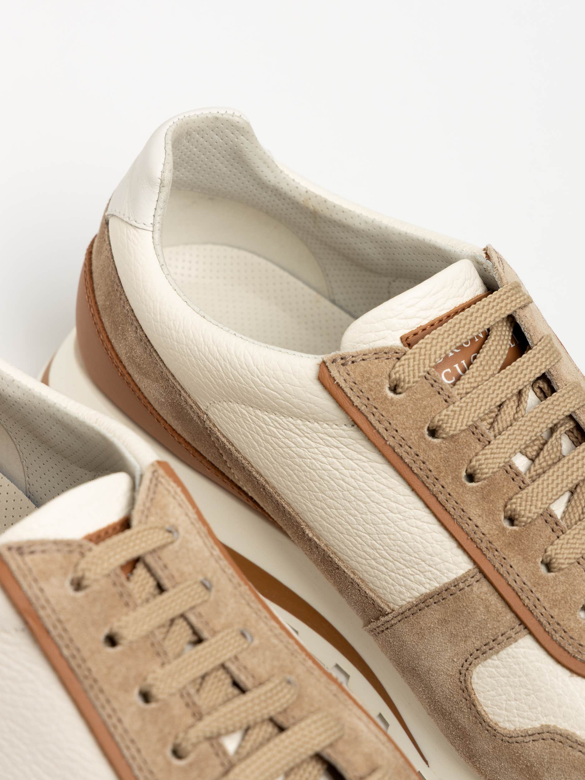 Hazelnut Grained Calfskin/Suede Runners