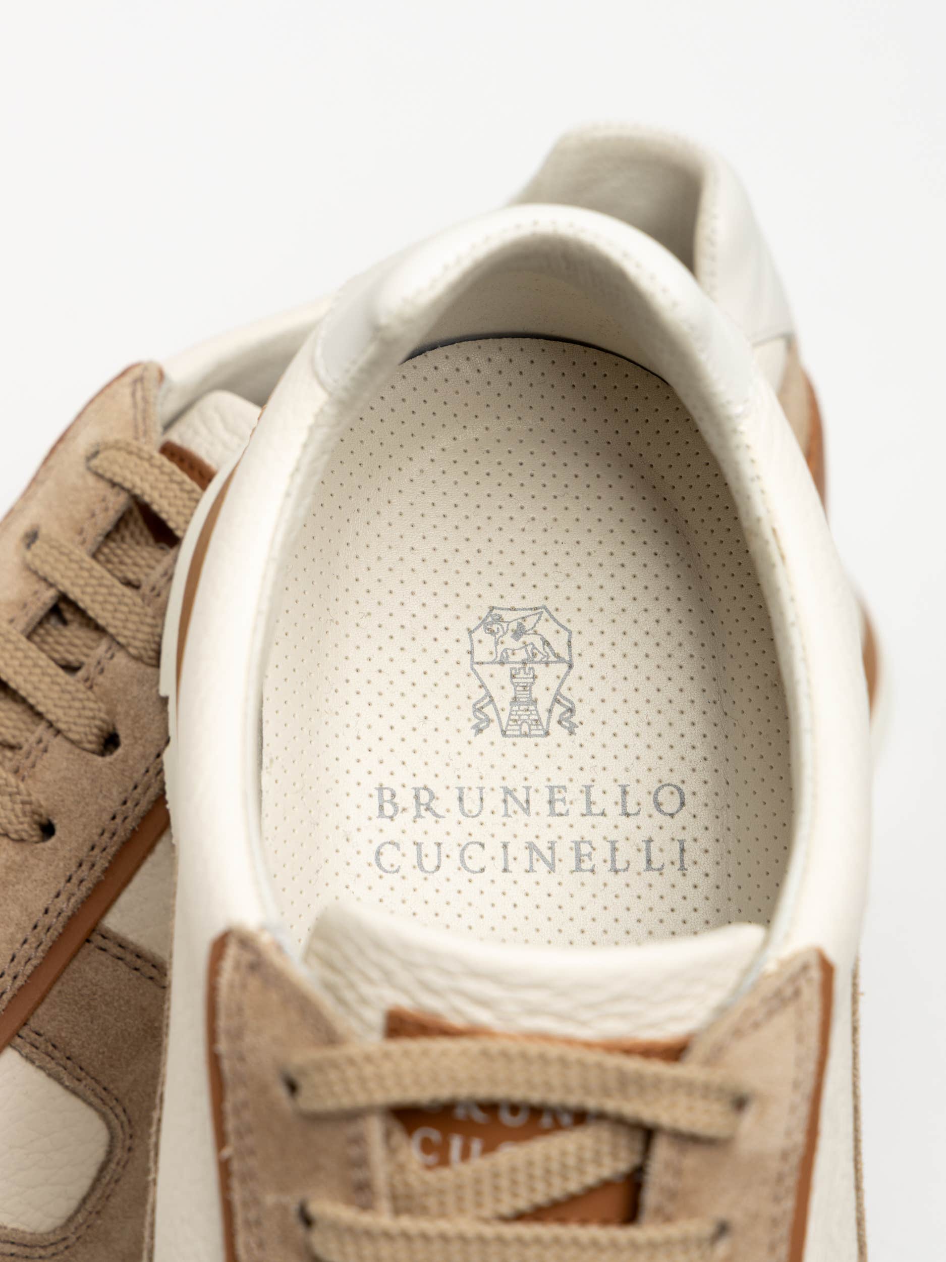 Hazelnut Grained Calfskin/Suede Runners