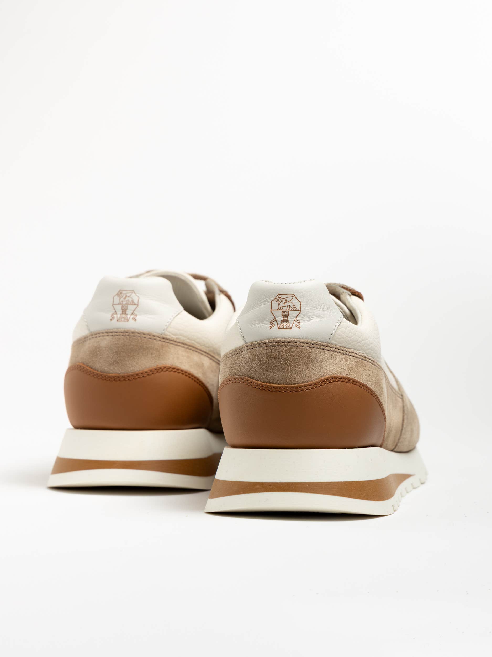 Hazelnut Grained Calfskin/Suede Runners