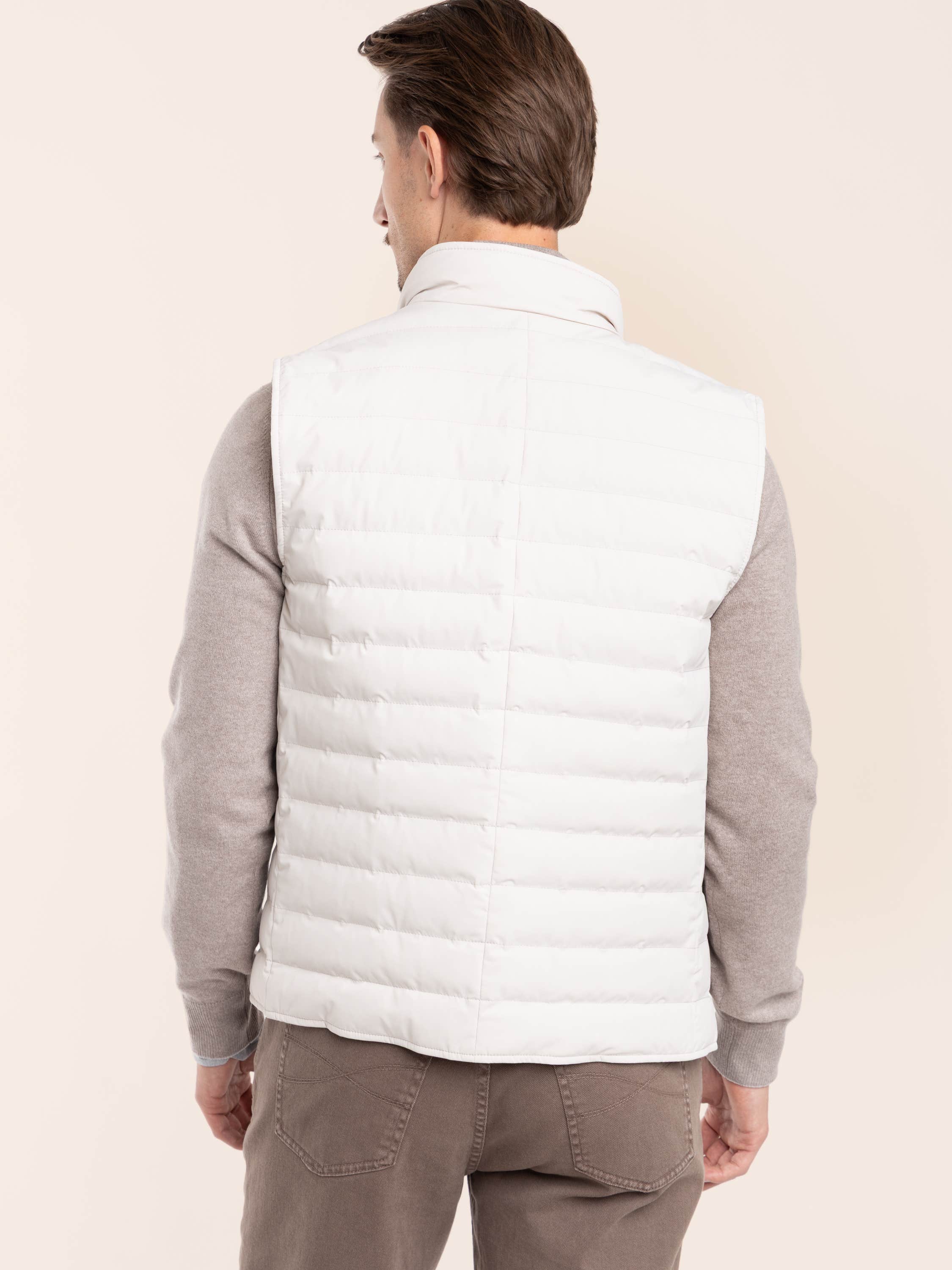 Ivory Lightweight Down Vest