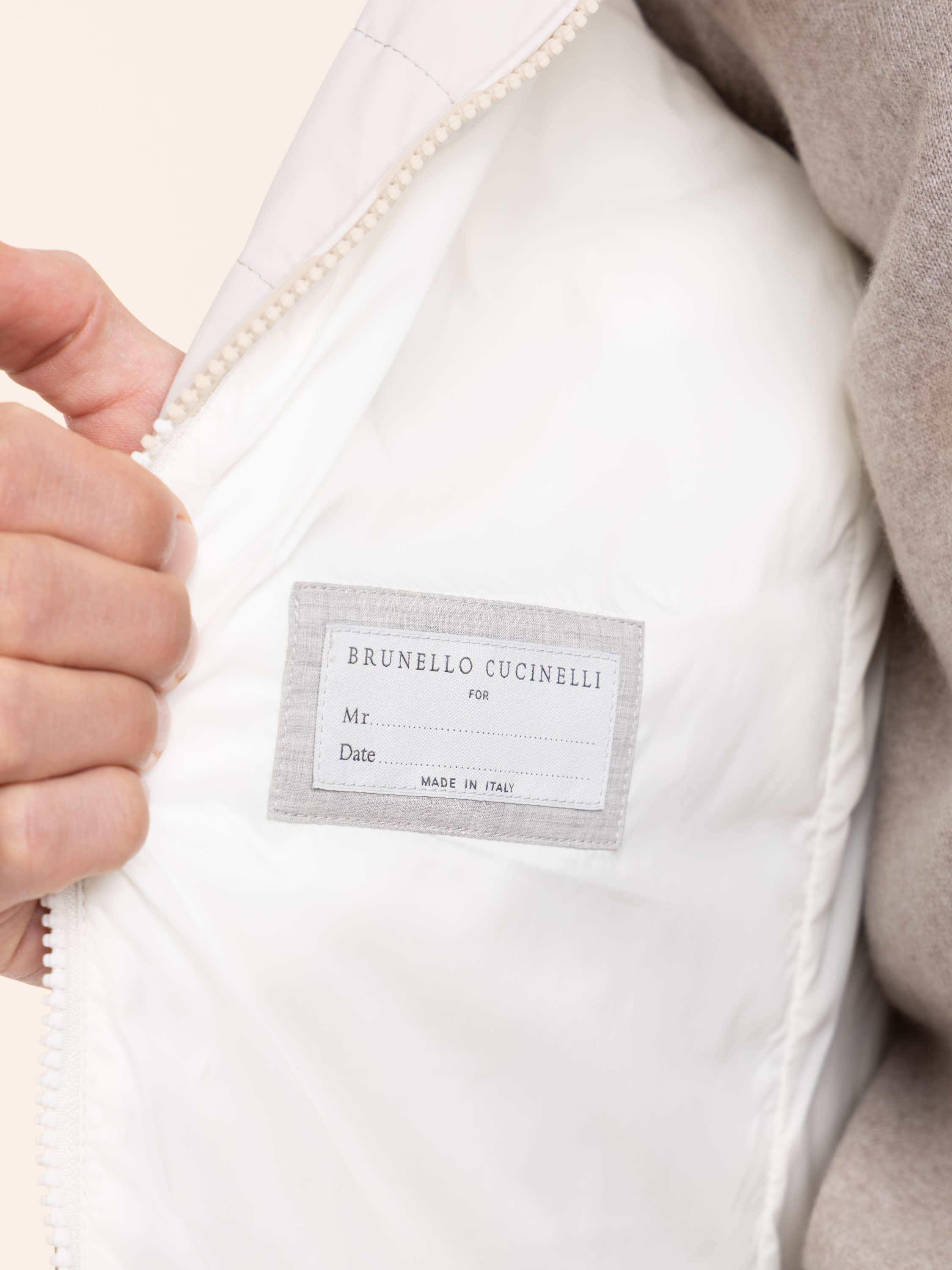 Ivory Lightweight Down Vest