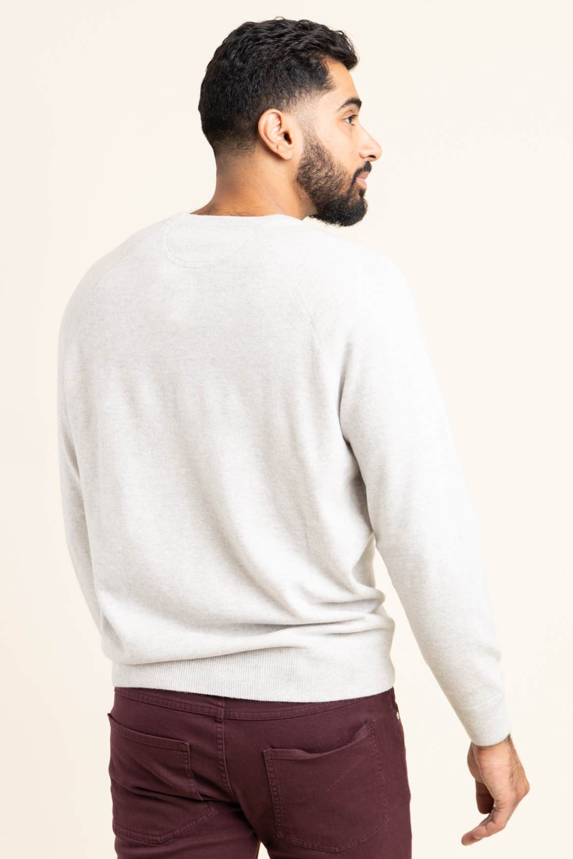 Light Grey Cashmere Crewneck