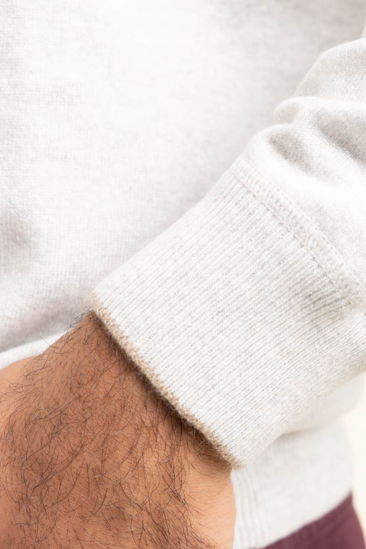 Light Grey Cashmere Crewneck