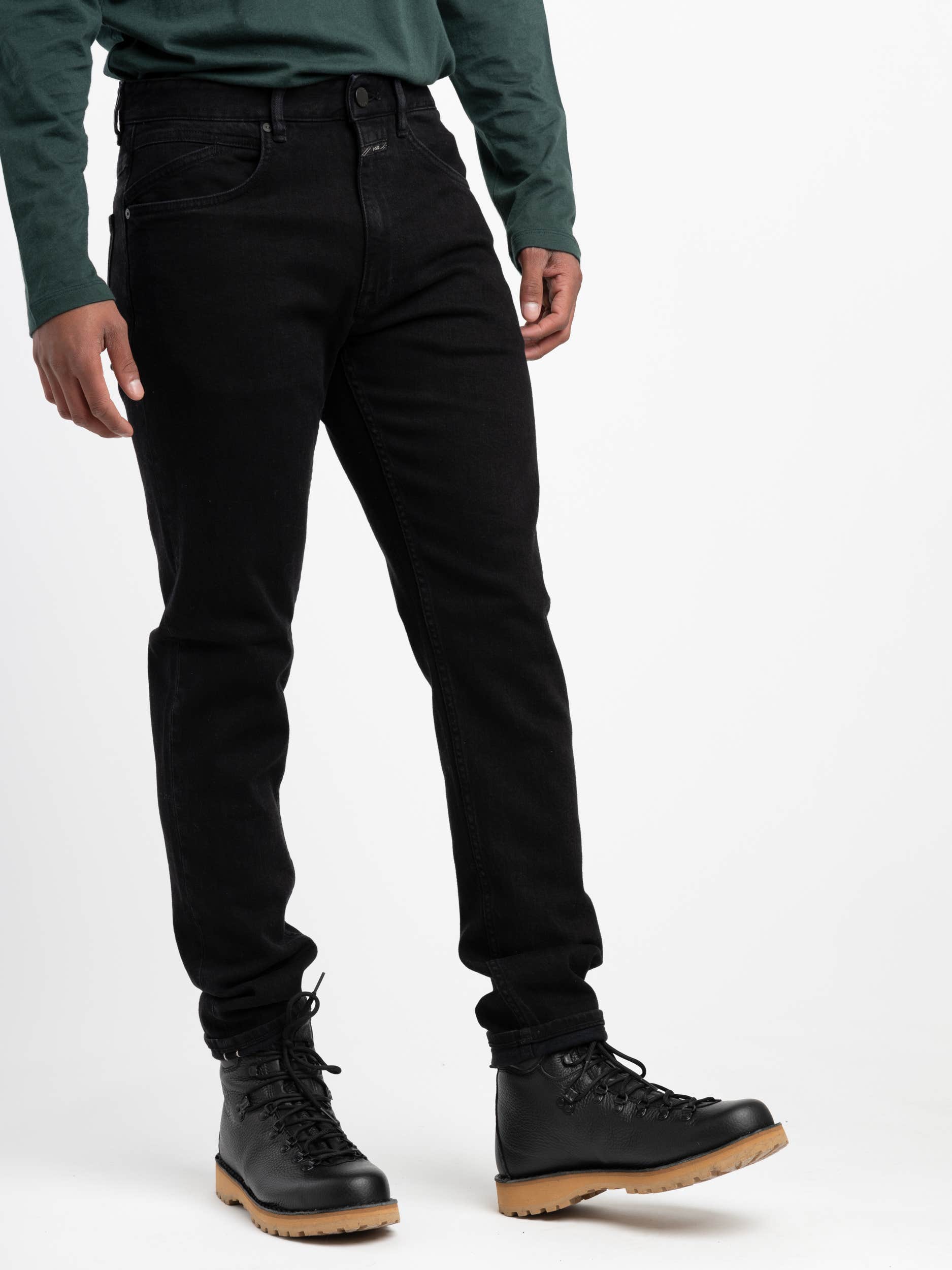 Black Cooper Tapered Jeans