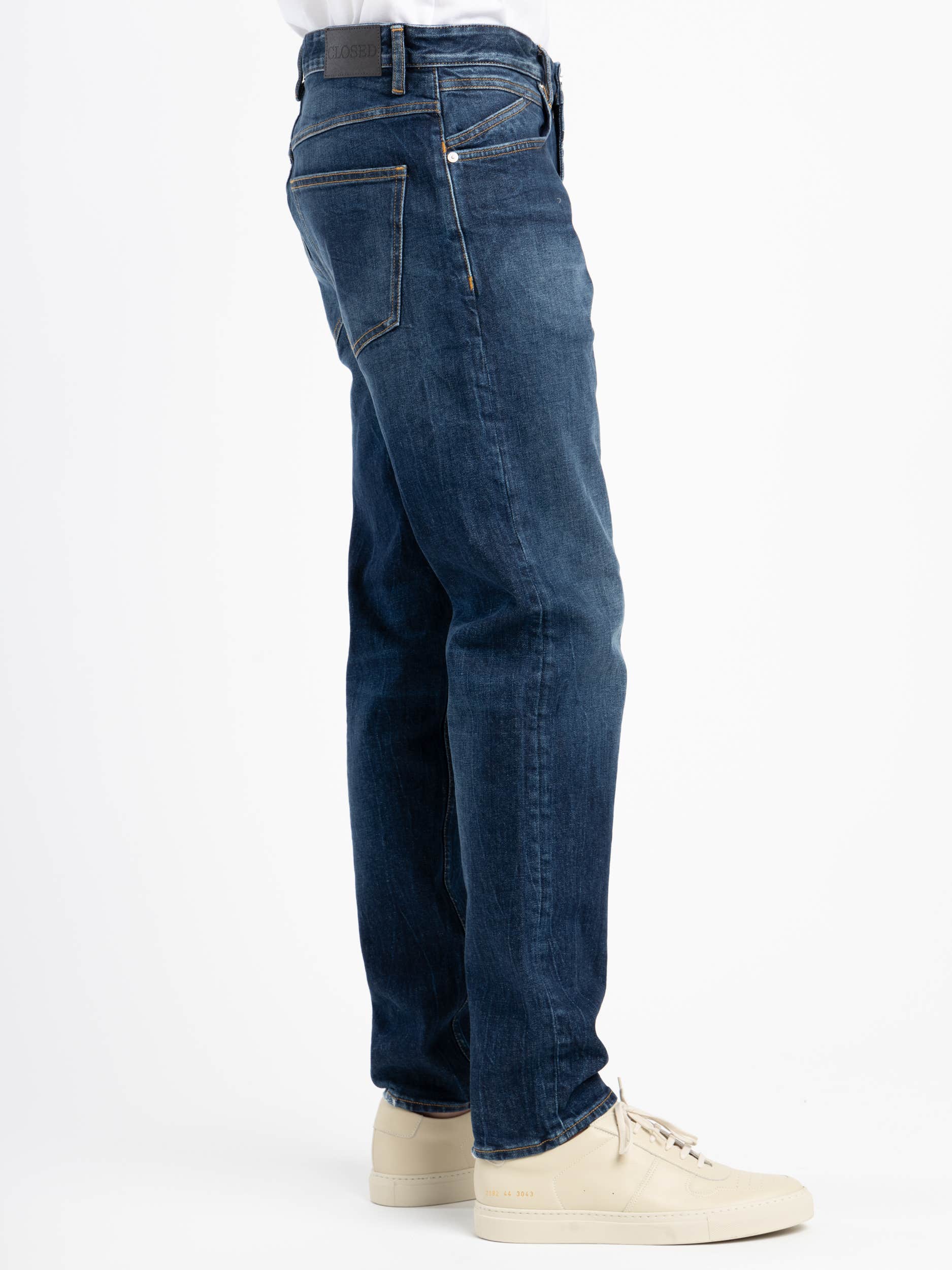 Navy Cooper Tapered Jeans