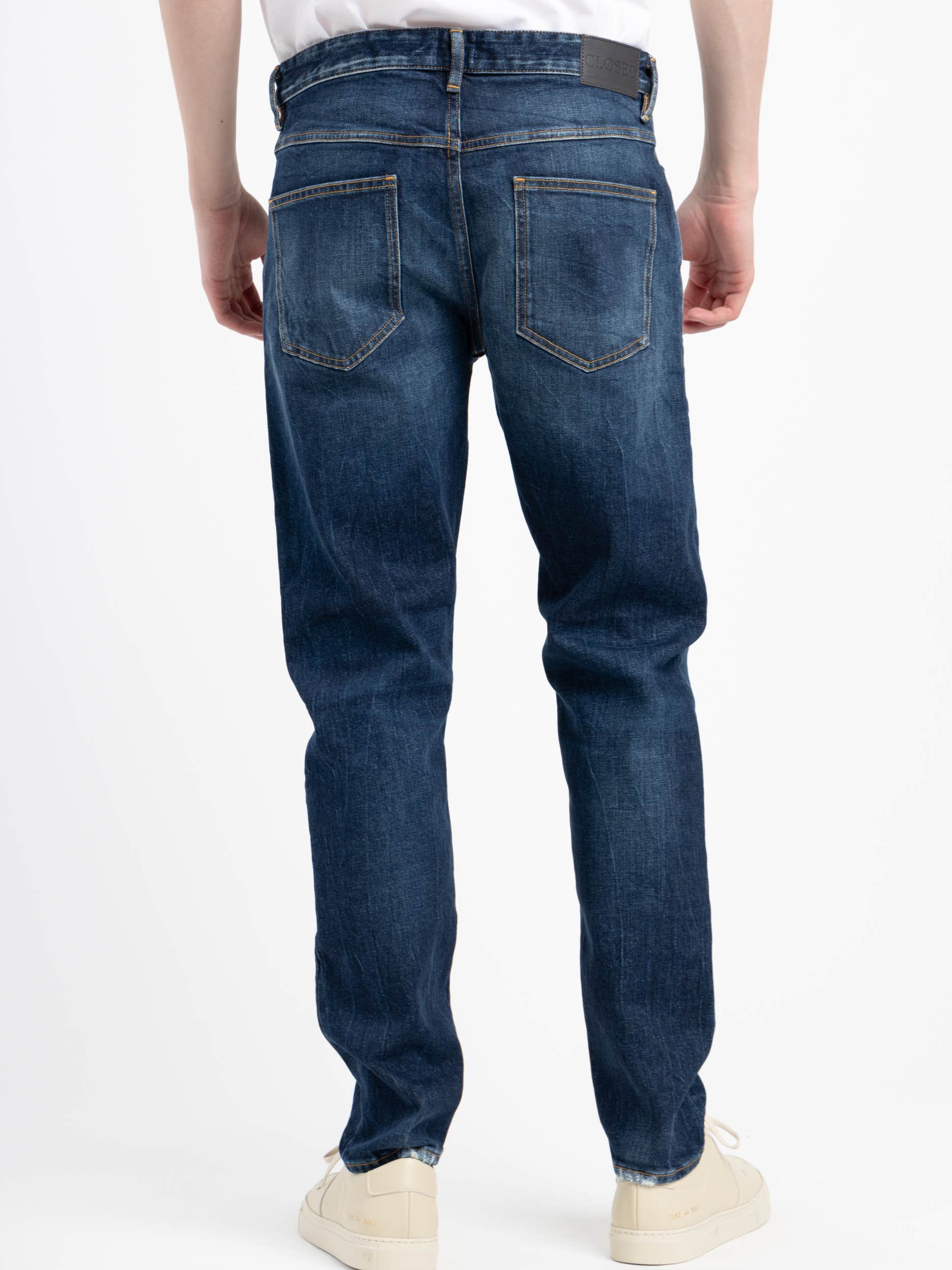 Navy Cooper Tapered Jeans