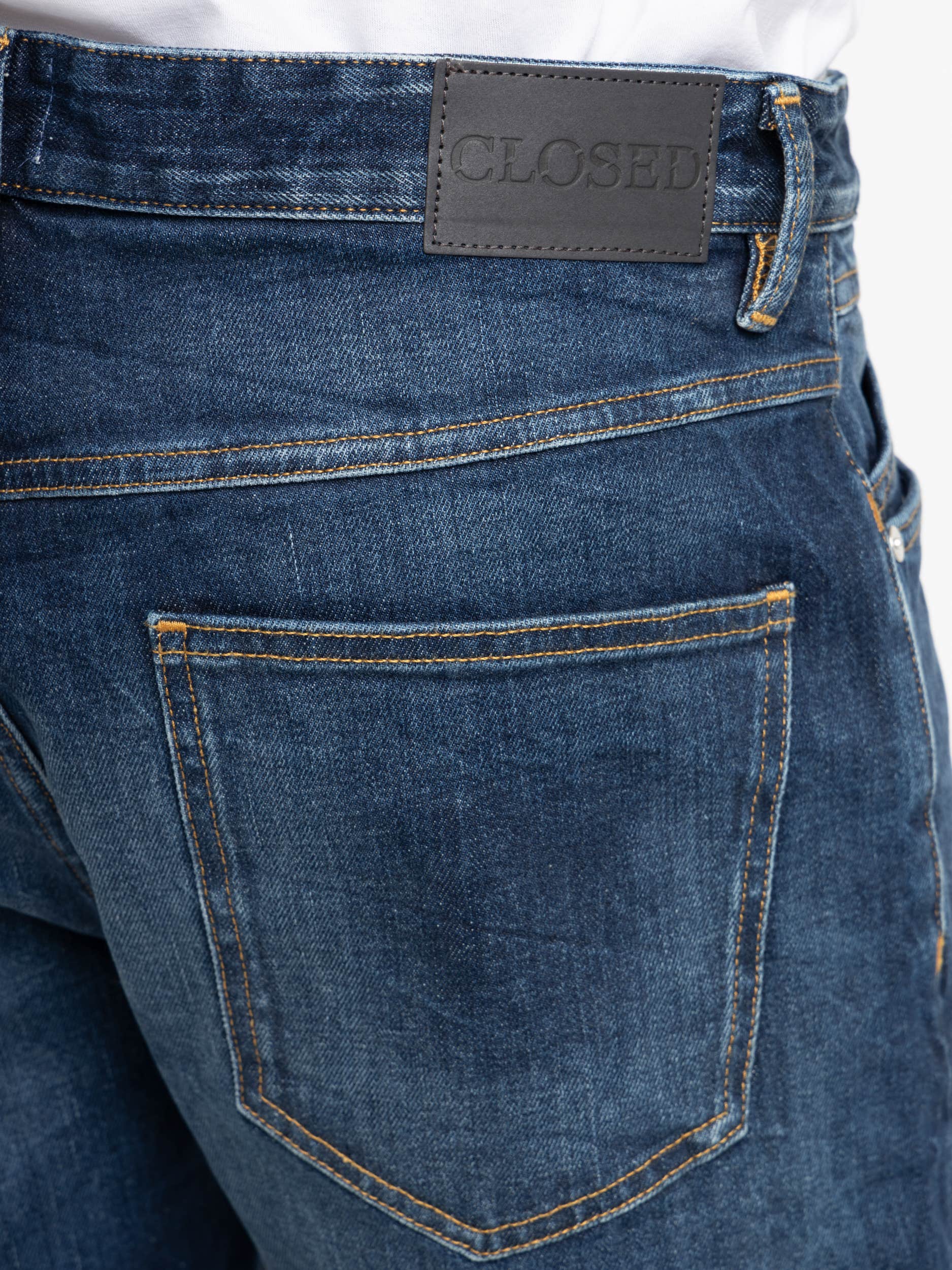 Navy Cooper Tapered Jeans