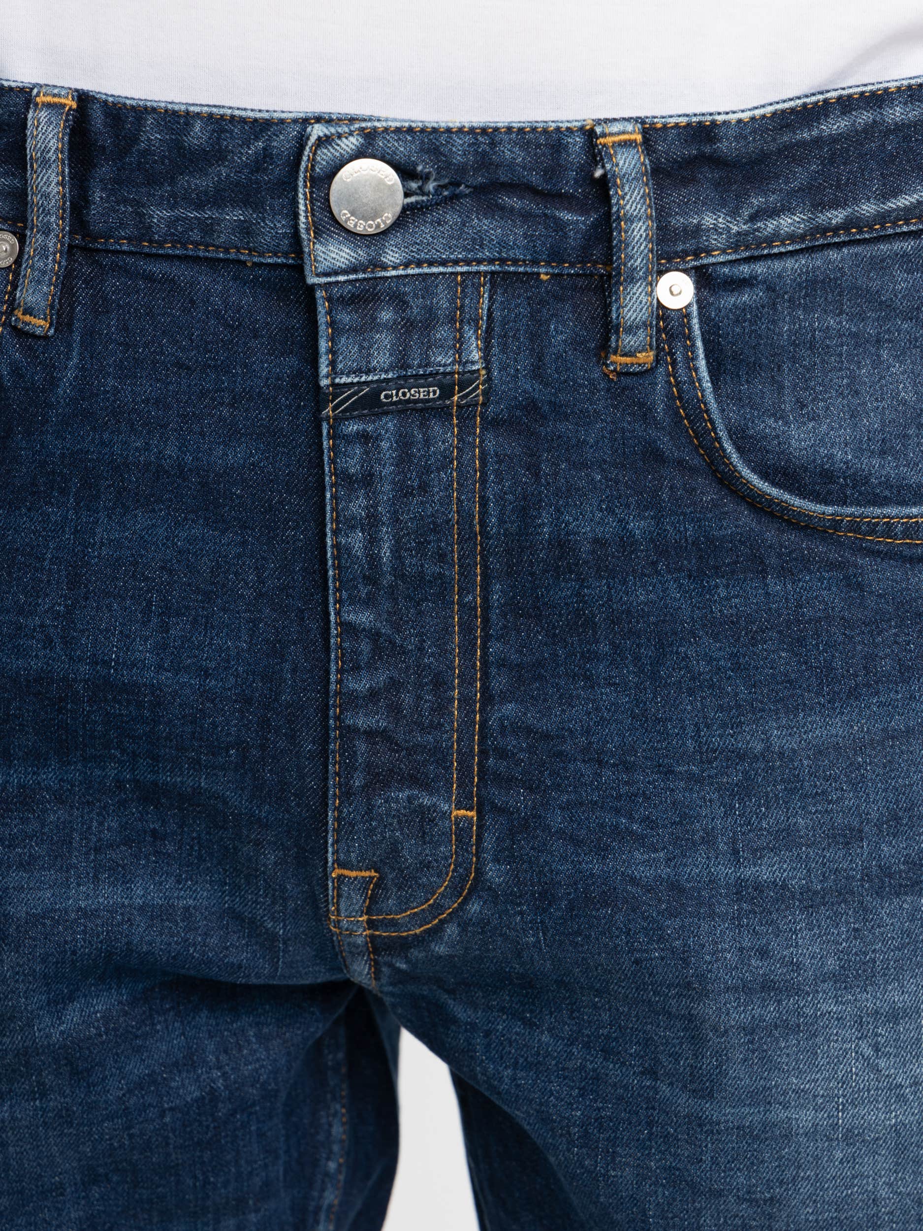 Navy Cooper Tapered Jeans