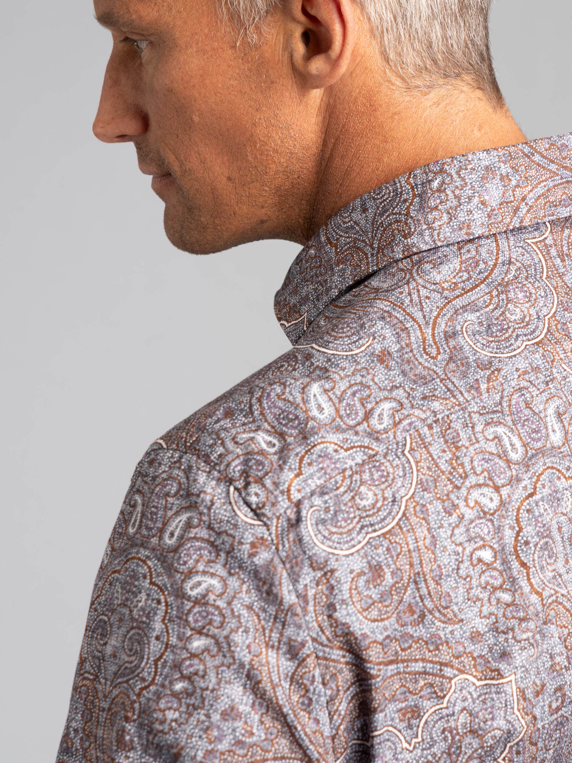 Print Paisley Dress Shirt