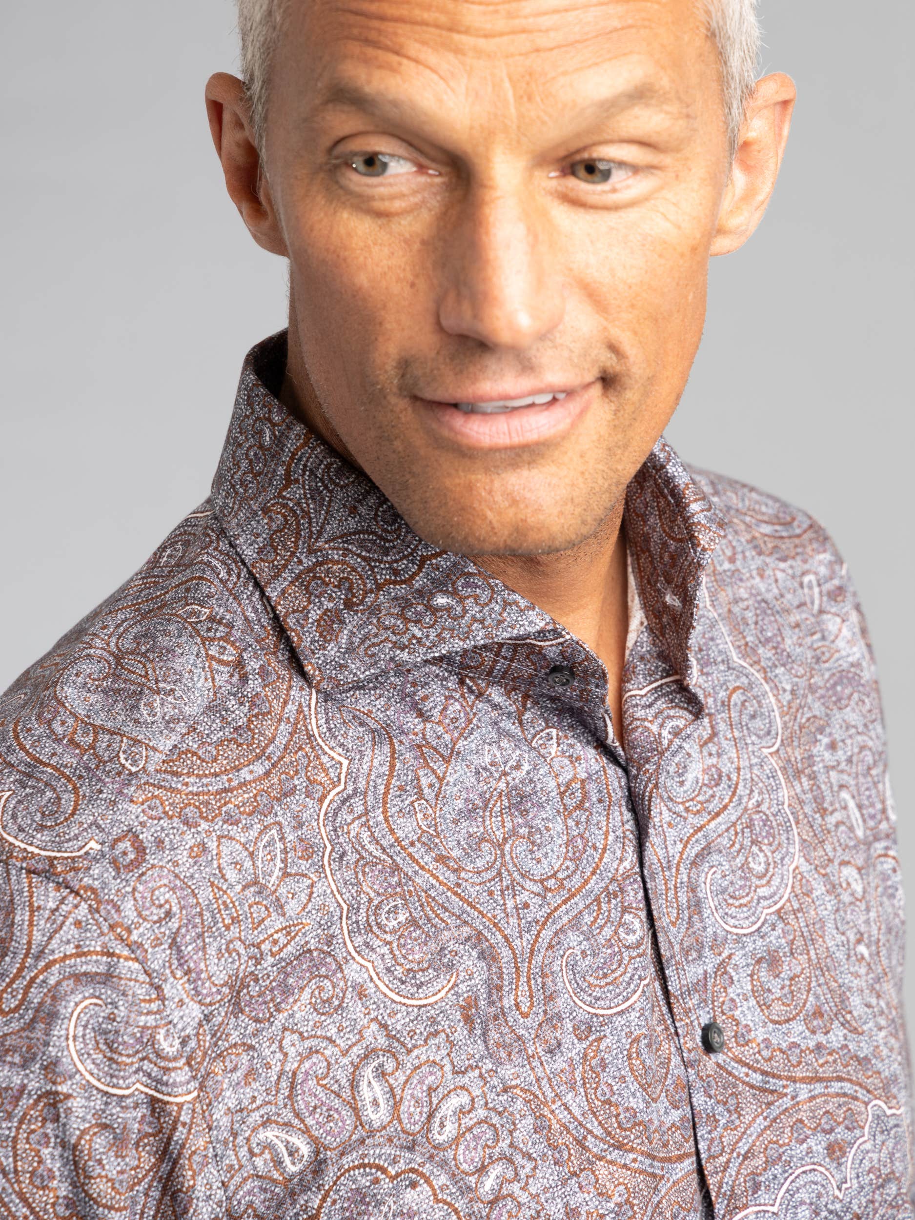 Print Paisley Dress Shirt