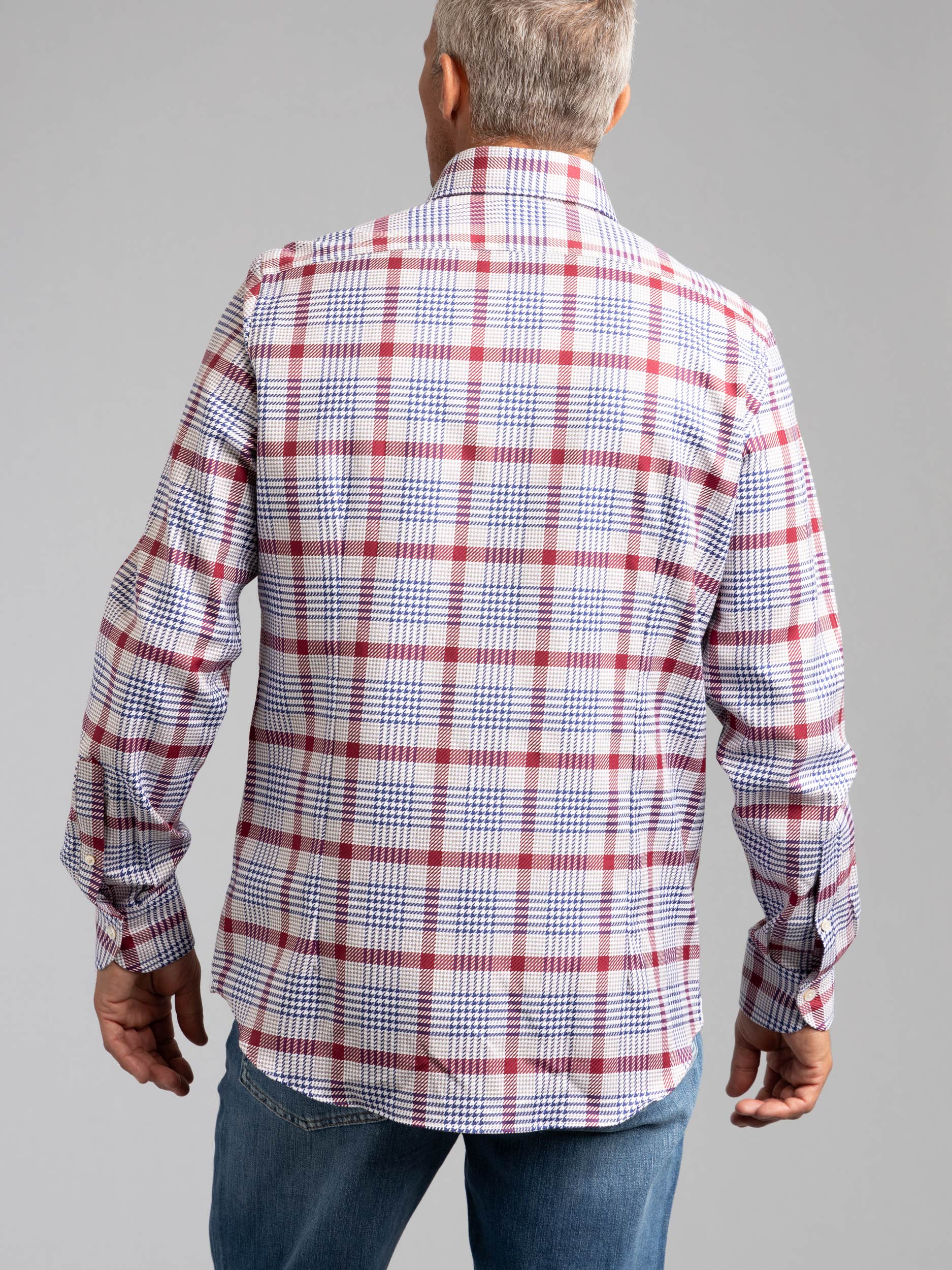 Red/Blue Plaid Dress Shirt