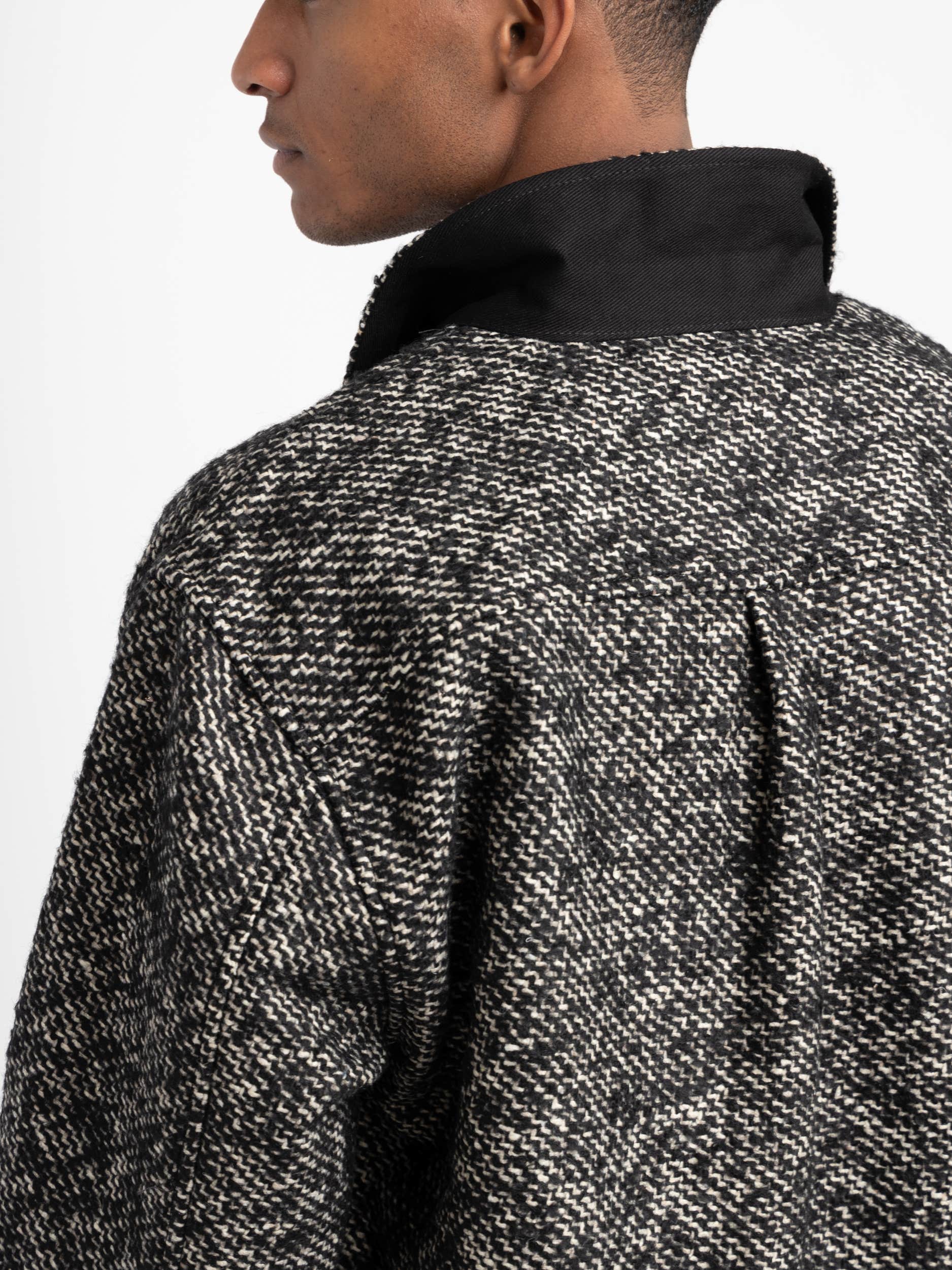 Grey Print Overshirt