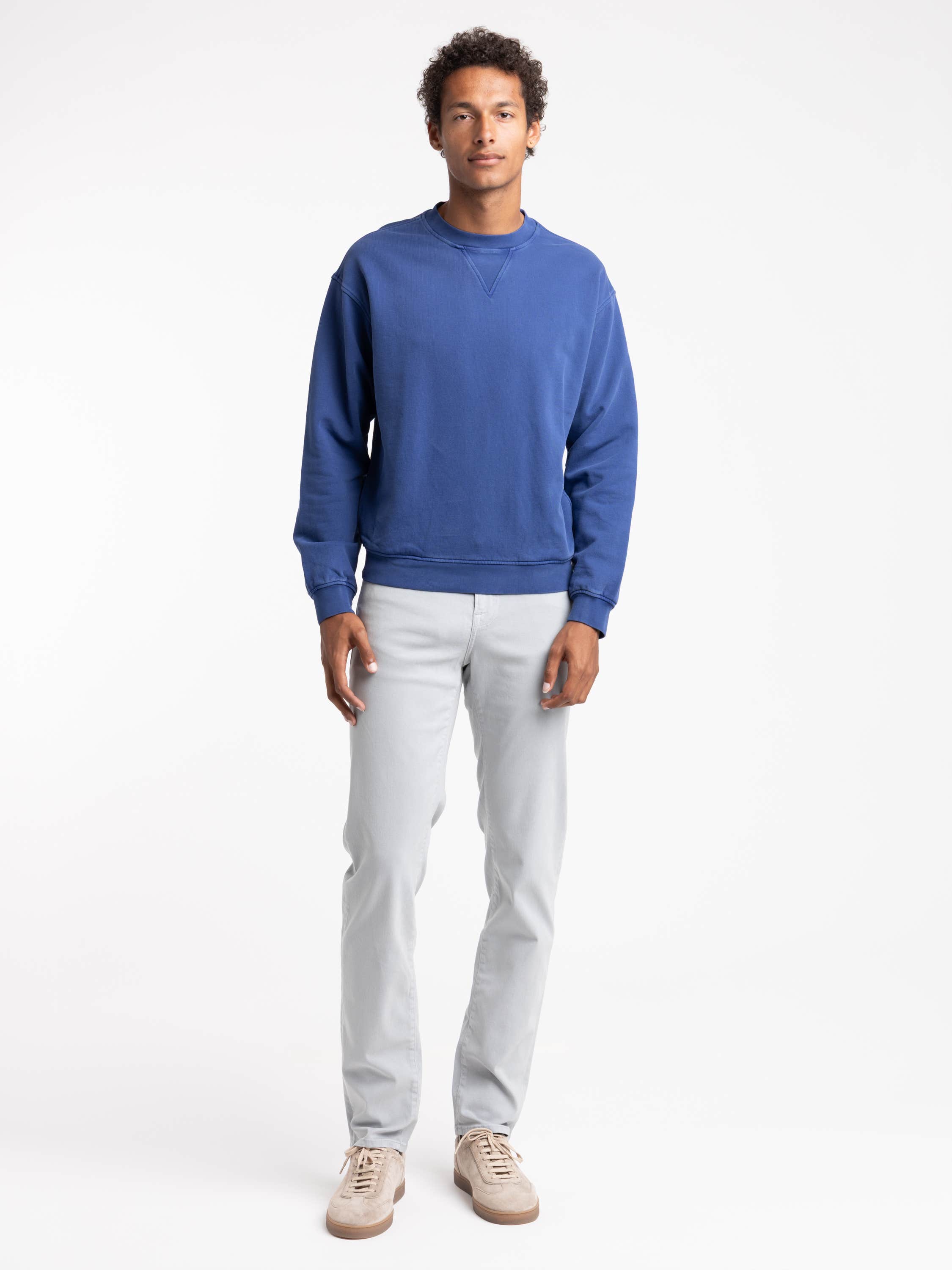 Vintage Wash Sweatshirt in Reflex Blue