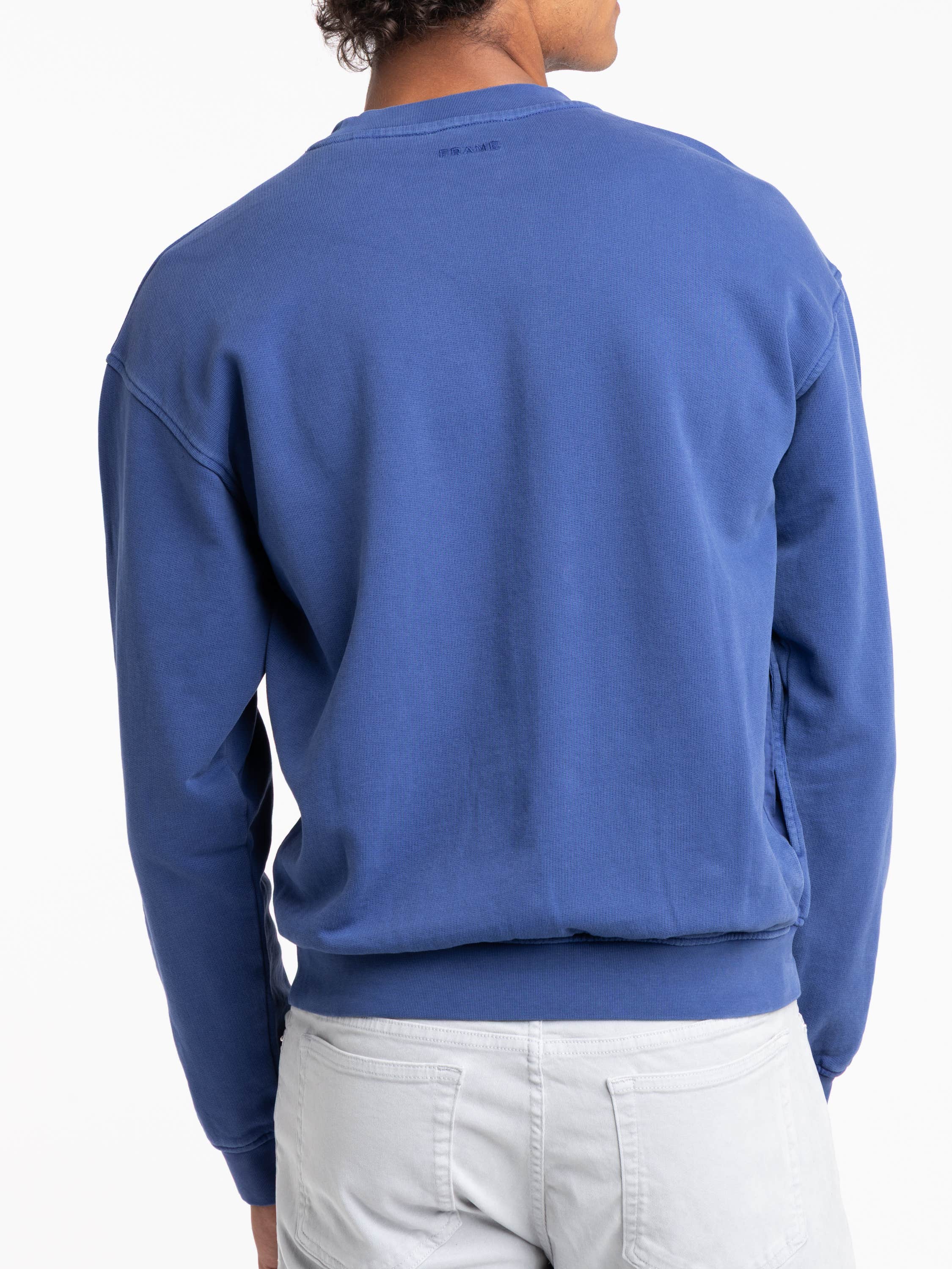 Vintage Wash Sweatshirt in Reflex Blue