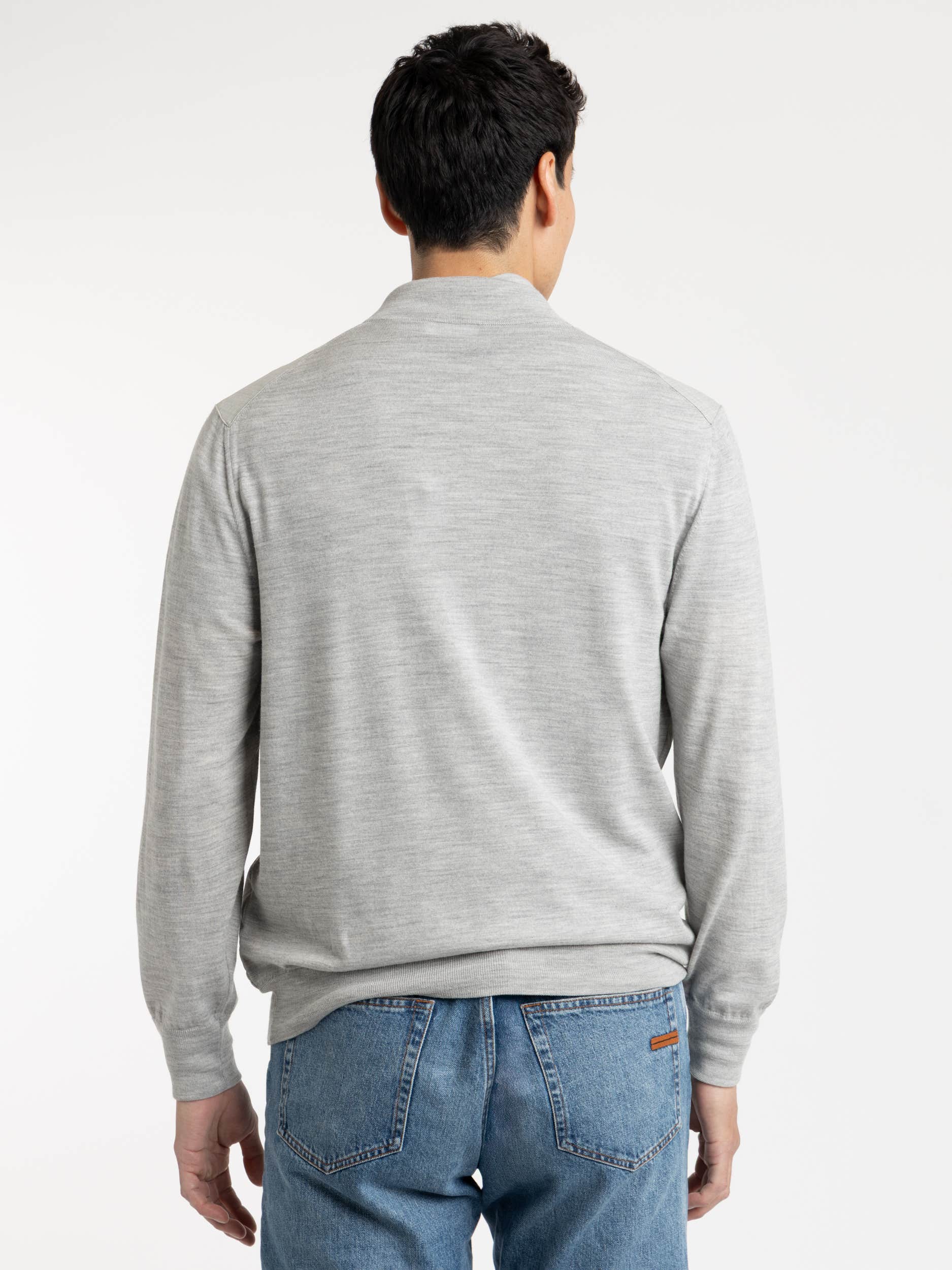 Flannel and Tasmania Wool Full Zip Jacket