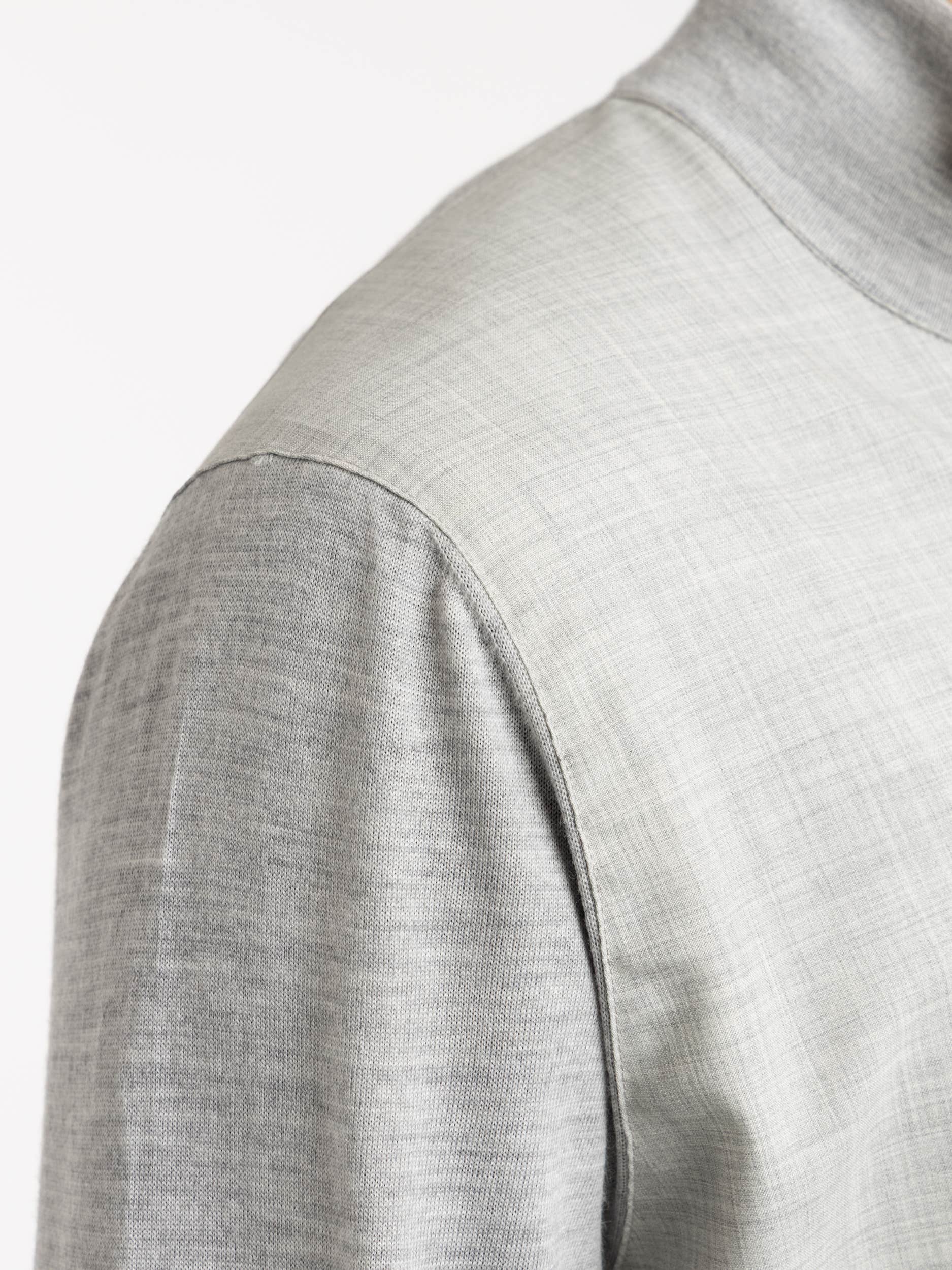 Flannel and Tasmania Wool Full Zip Jacket