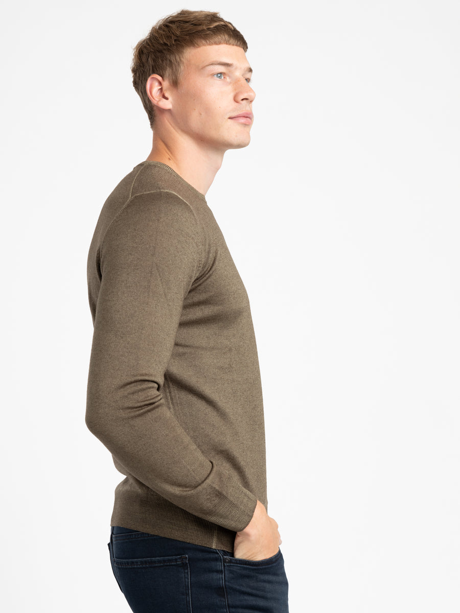Green Waffle-Knit Henley Shirt – The Helm Clothing