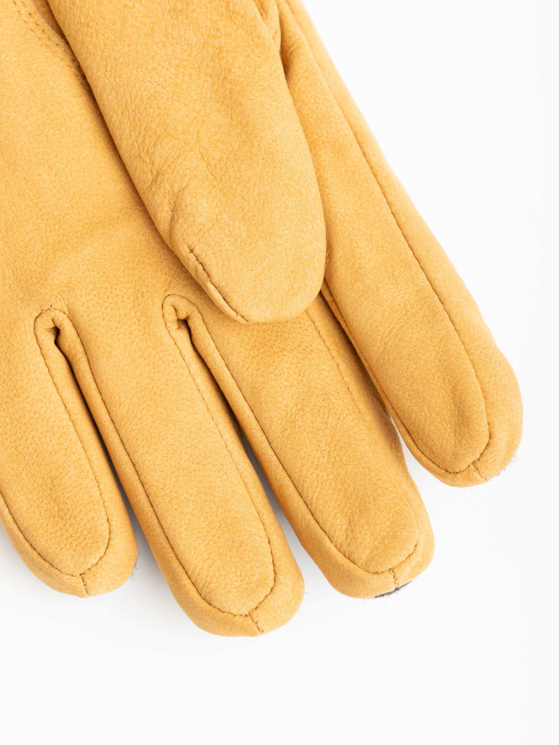 Yellow/Grey Noah Leather Gloves