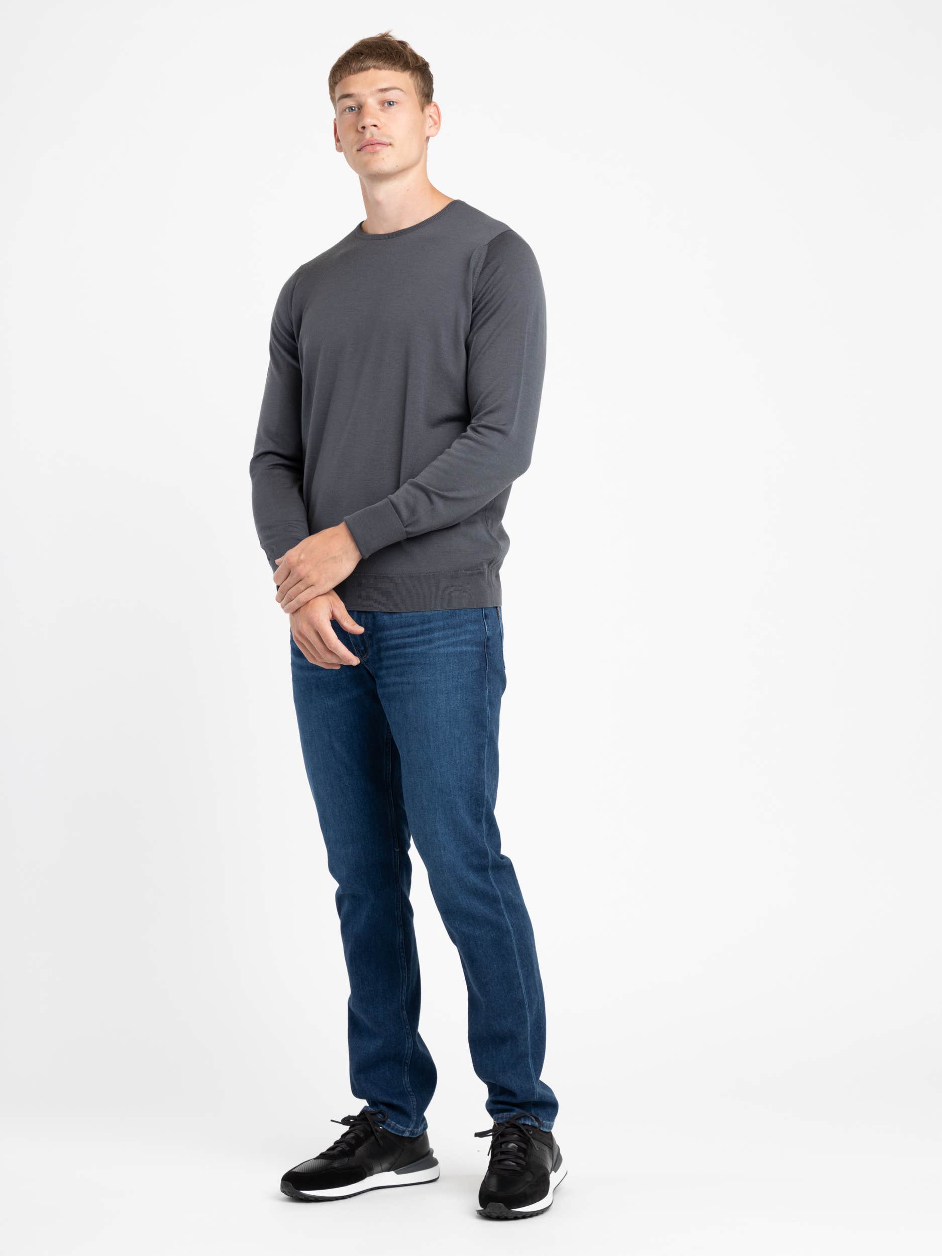 Slate Grey Marcus Pullover Crewneck
