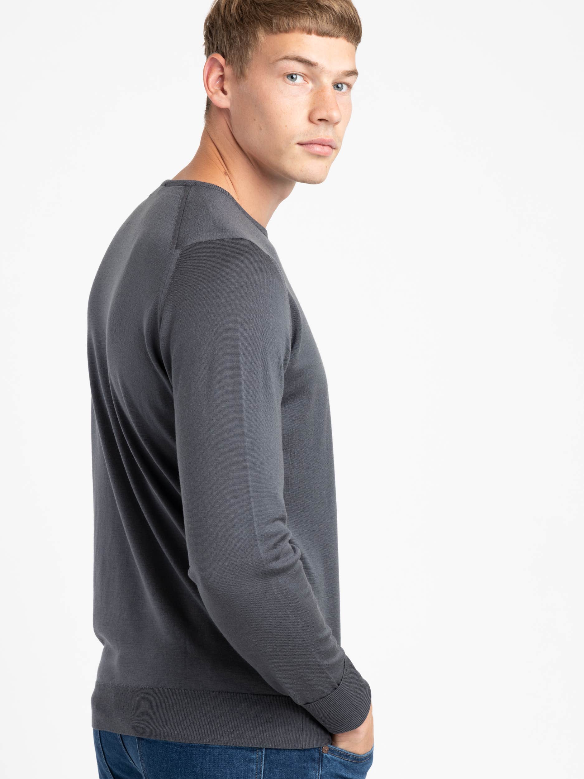 Slate Grey Marcus Pullover Crewneck