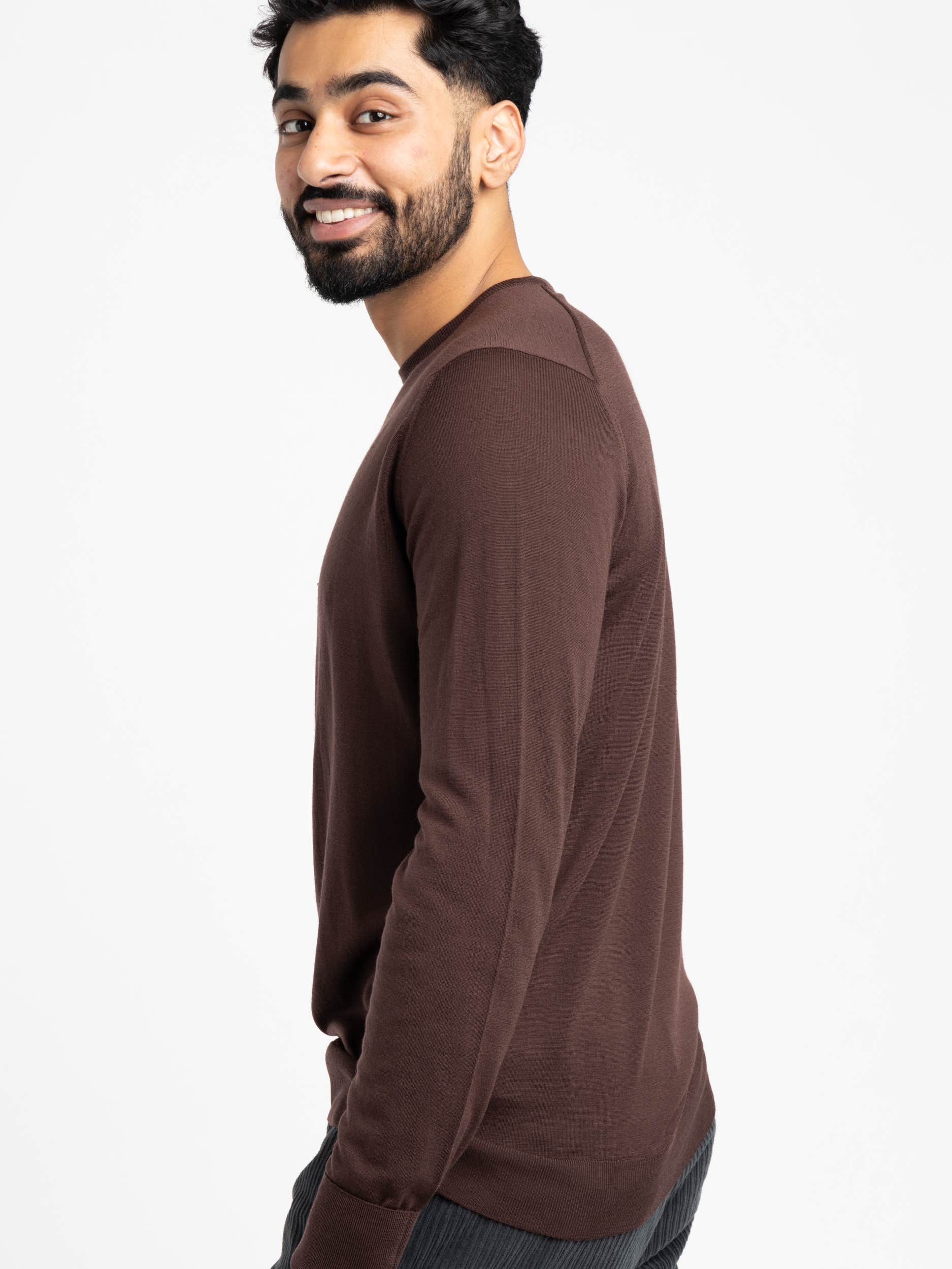 Truffle Brown Marcus Pullover Crewneck