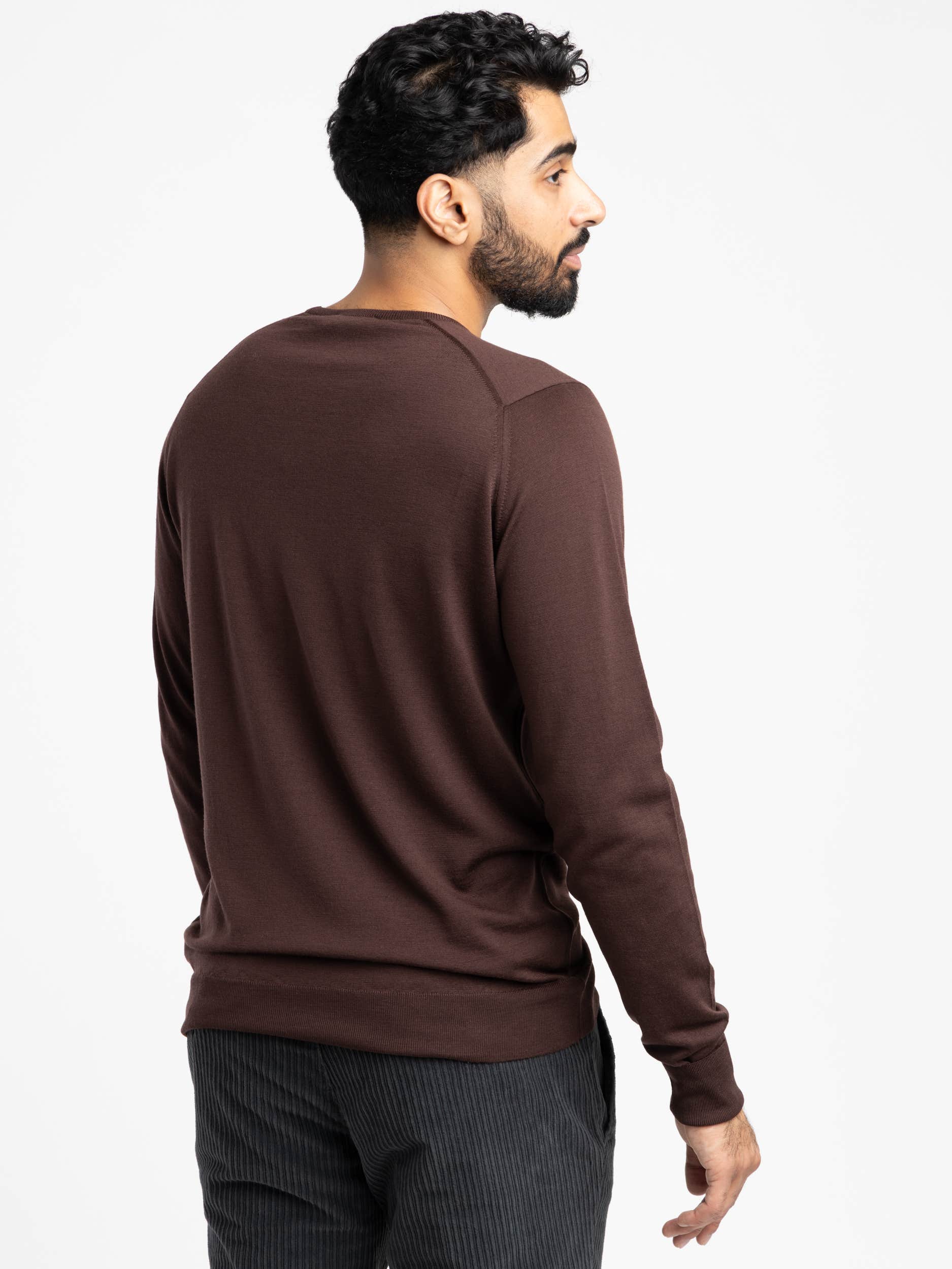 Truffle Brown Marcus Pullover Crewneck