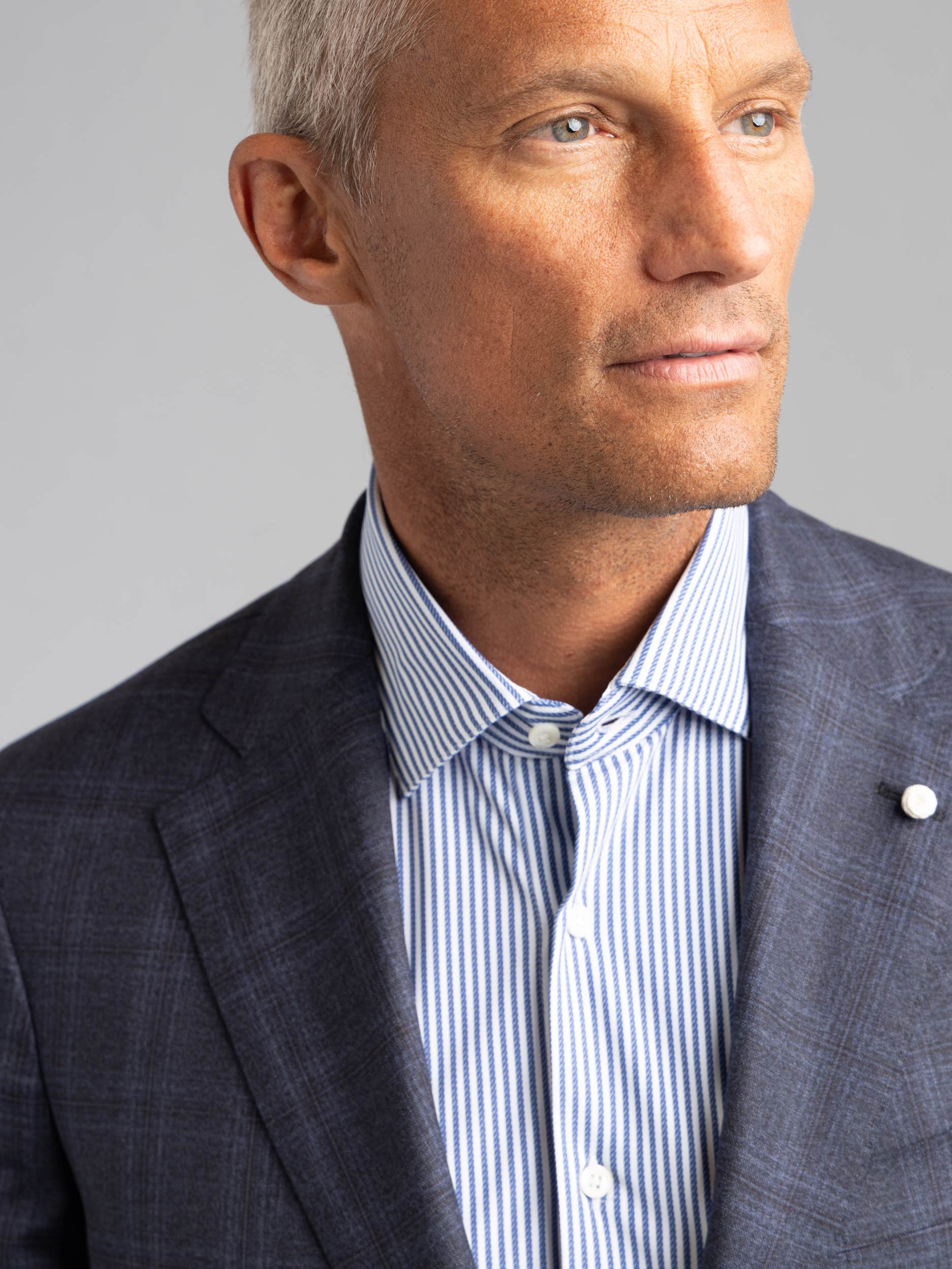 Navy Glen Check Dream Suit